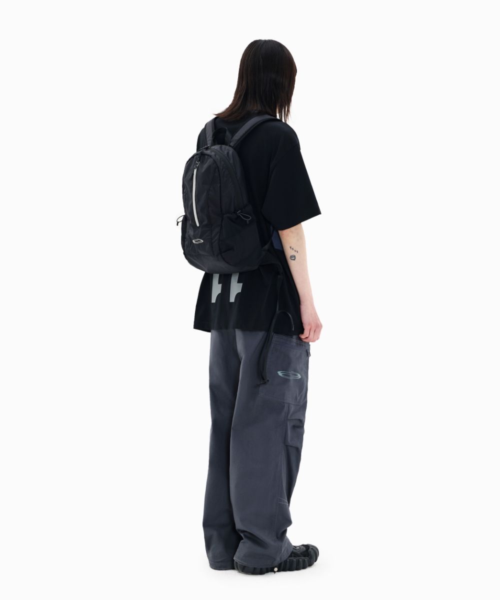 MUSINSA公式 | OPENING PROJECT Mesh Pocket Runner Bag - Black