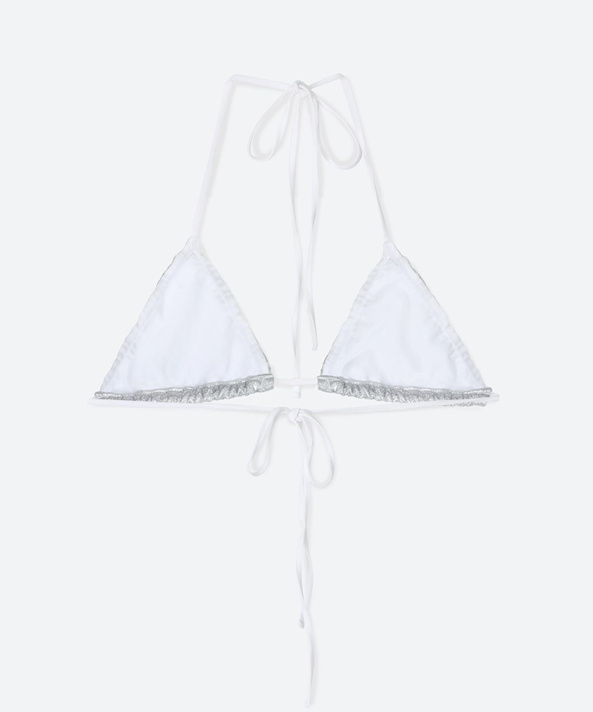 문선(MOONSUN) Flor Metallic Bra / Silver Flower