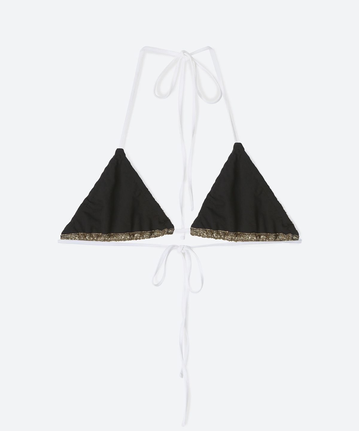 문선(MOONSUN) Flor Metallic Bra / Gold Wrinkle