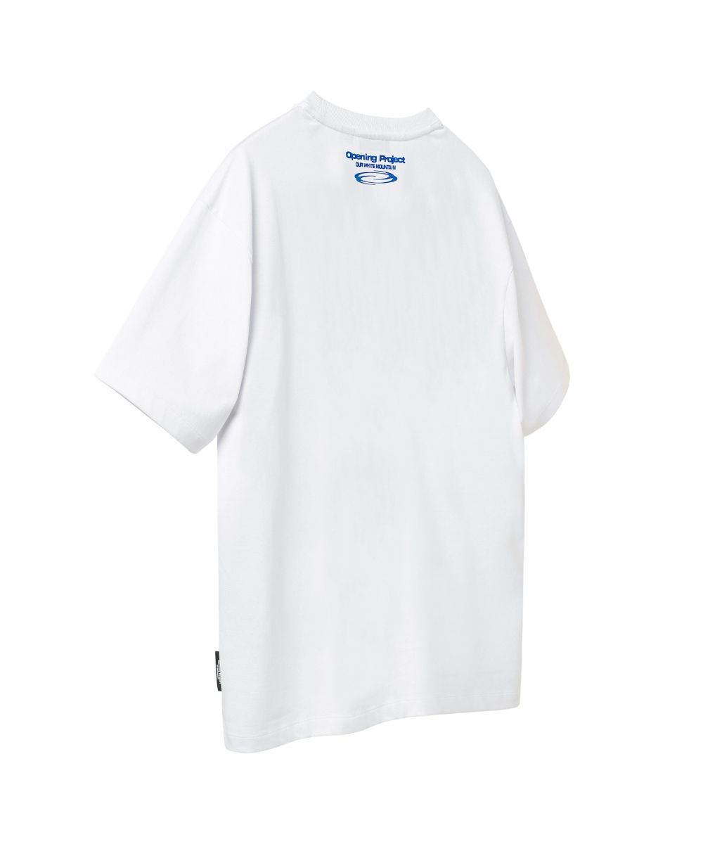 【OPENING PROJECT】 Identity T Shirt - White MUSINSA | OPENING PROJECT Identity T Shirt - White/Blue