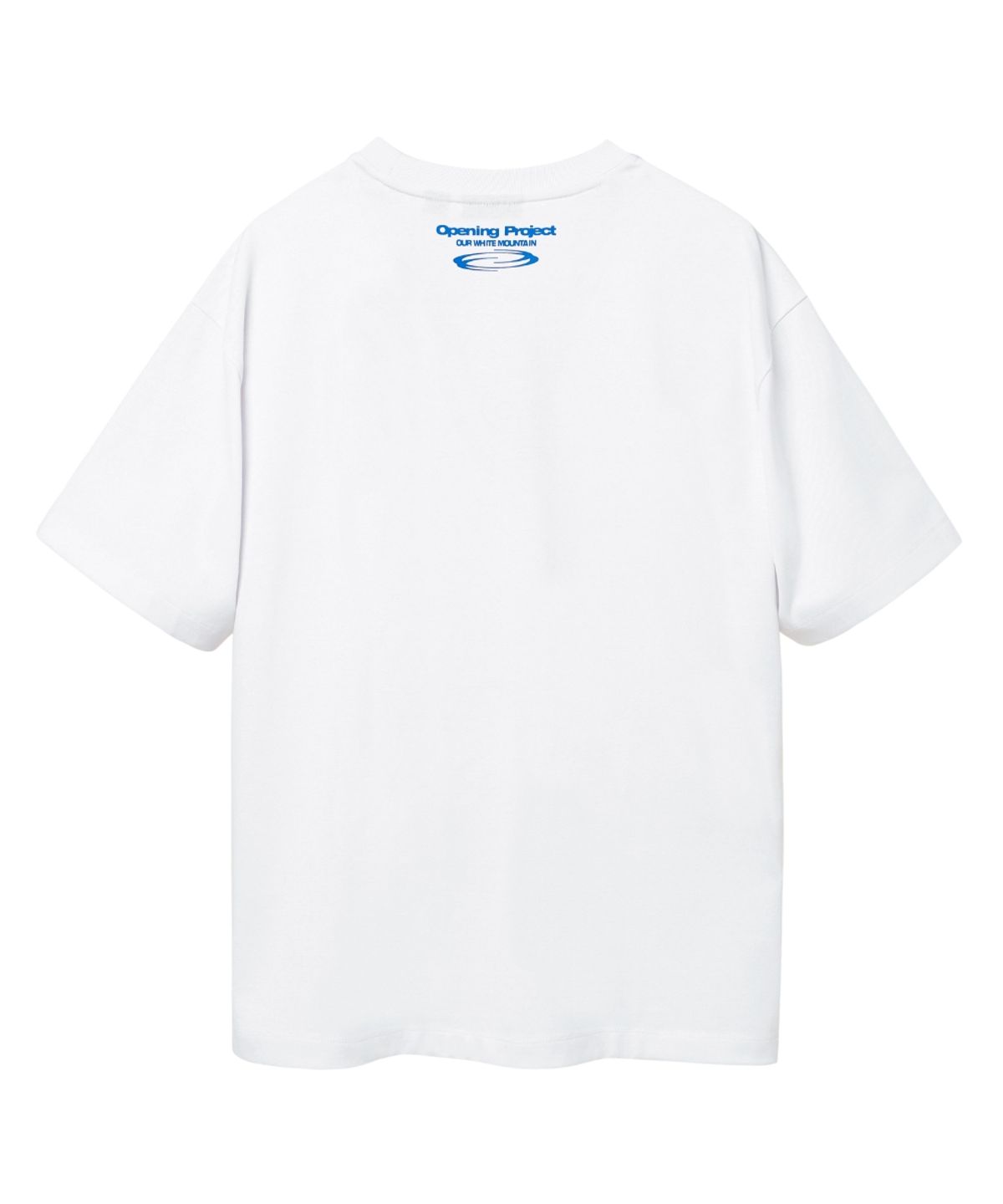 오프닝프로젝트(OPENING PROJECT) Identity T Shirt - White/Blue