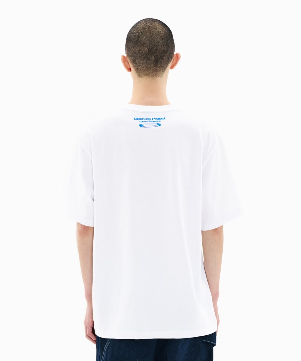 Tシャツ・カットソー Opening Project Identity T Shirt WhiteBlue FWSMCTA353M MUSINSA公式 | OPENING PROJECT Identity T Shirt - White/Blue