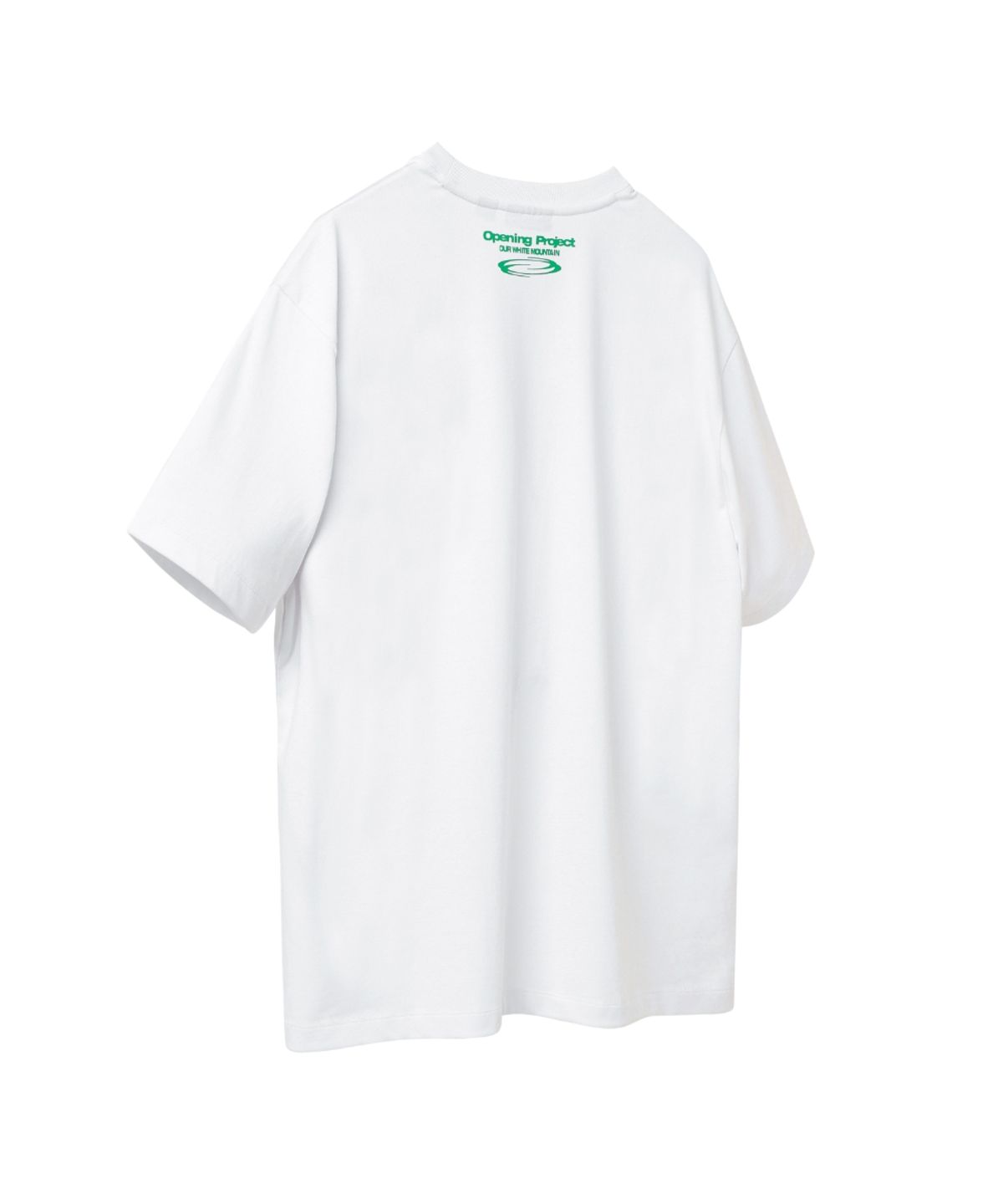 오프닝프로젝트(OPENING PROJECT) Identity T Shirt - White/Green