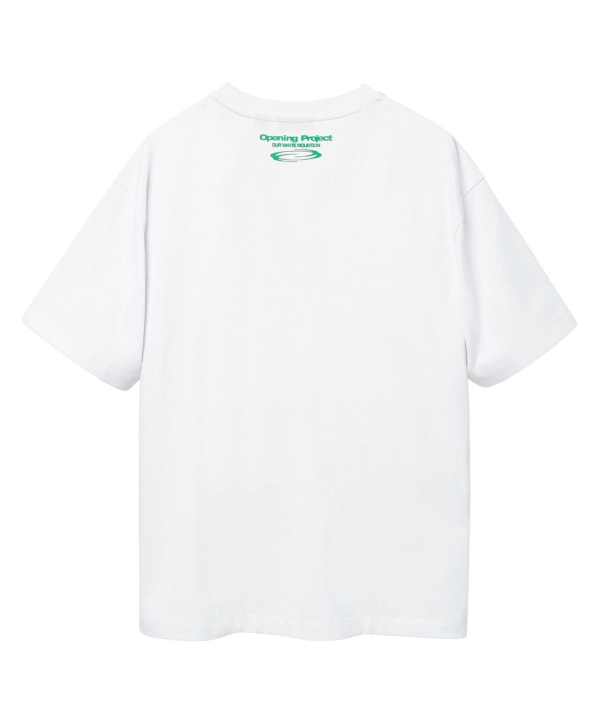 오프닝프로젝트(OPENING PROJECT) Identity T Shirt - White/Green