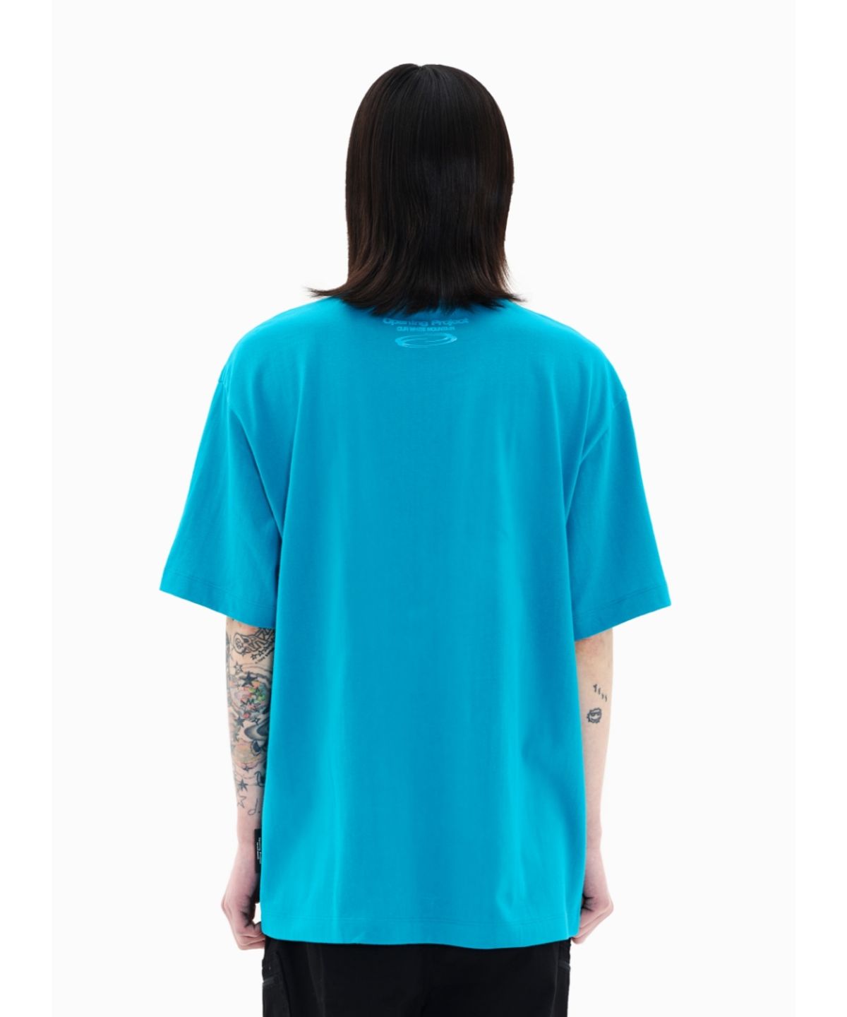 오프닝프로젝트(OPENING PROJECT) Identity T Shirt - Aqua