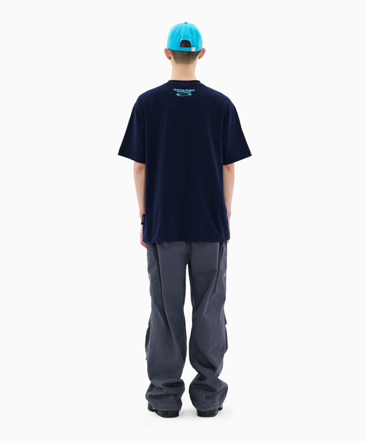 오프닝프로젝트(OPENING PROJECT) Identity T Shirt - Navy