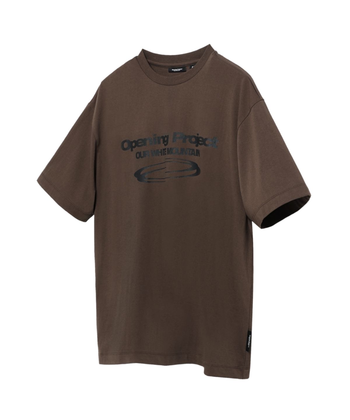 오프닝프로젝트(OPENING PROJECT) Identity T Shirt - Dark Brown