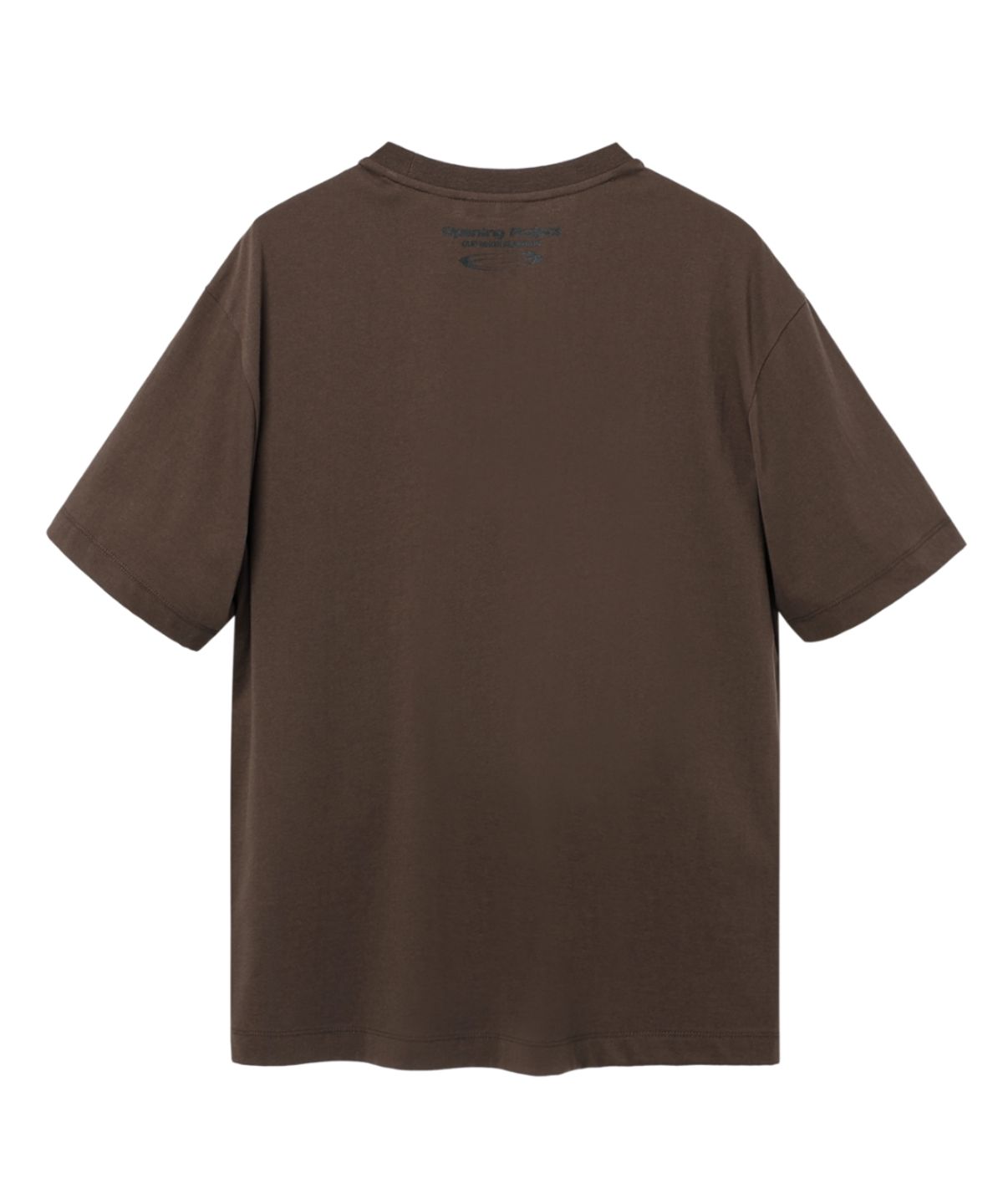 오프닝프로젝트(OPENING PROJECT) Identity T Shirt - Dark Brown
