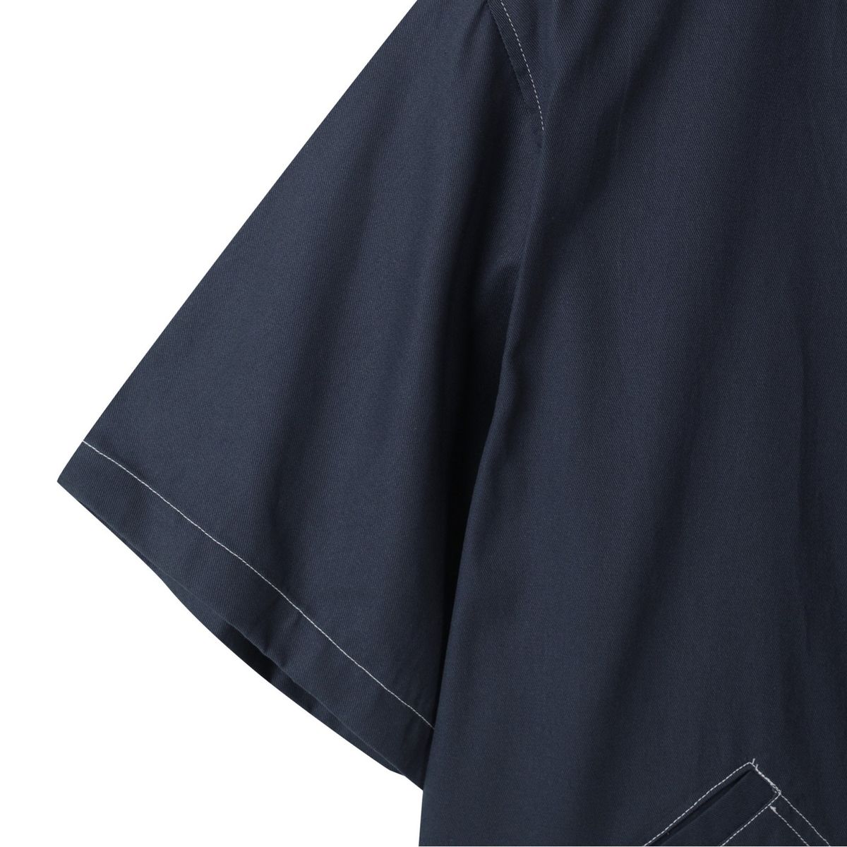 커스텀멜로우(CUSTOMELLOW) sadsmile cotton zip-up shirt CQSAM24311NYX