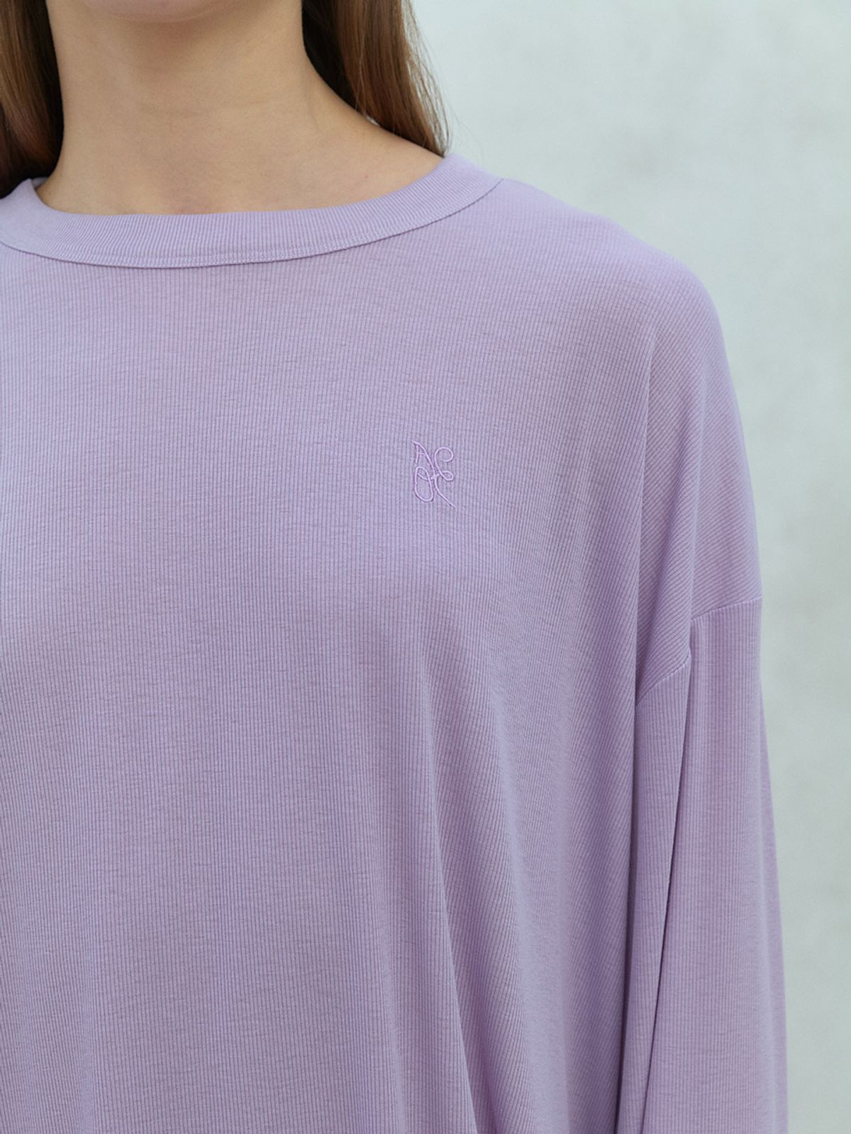 아코크(ACOC) Breeze Long T-shirt_Purple
