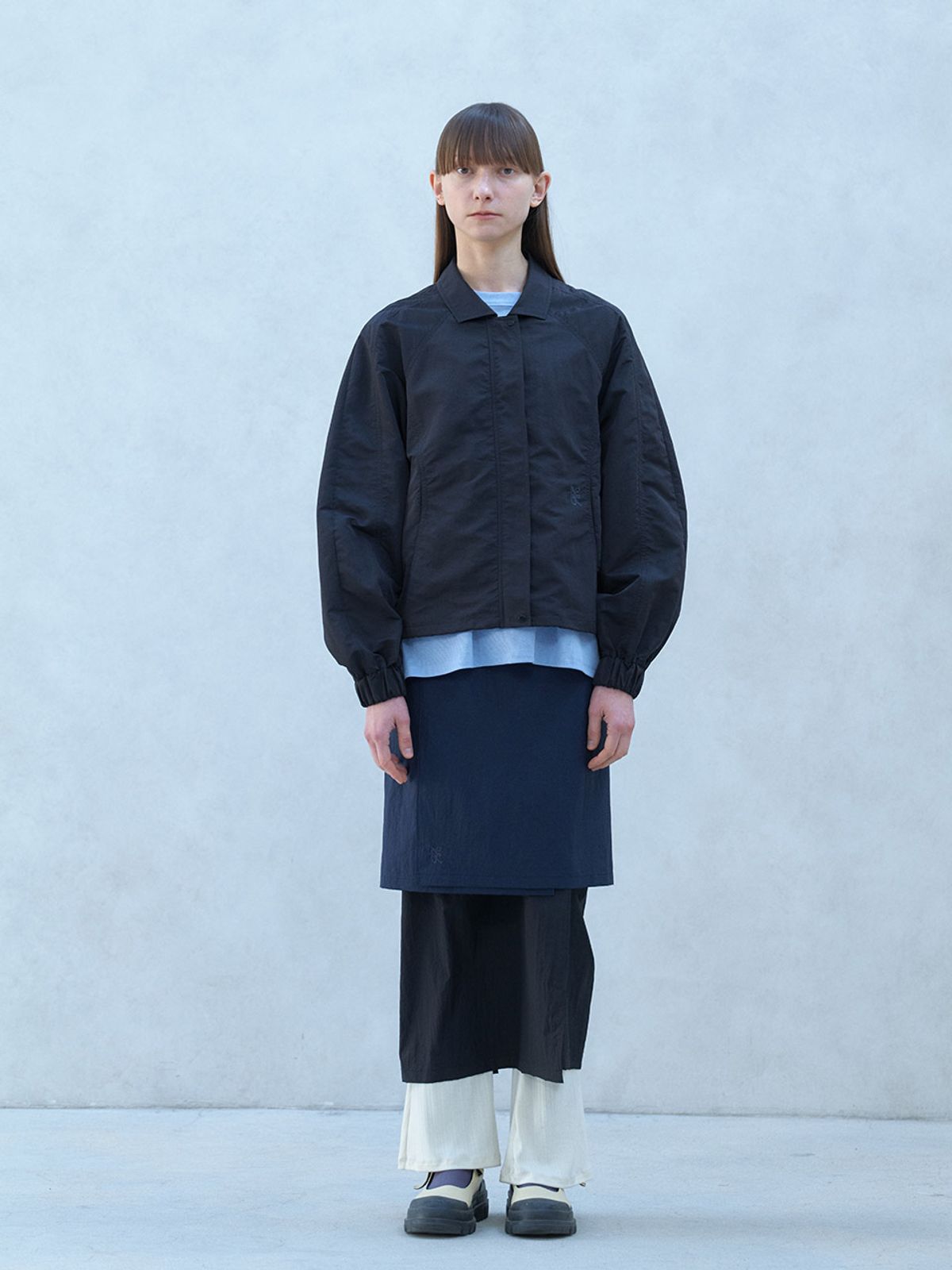 아코크(ACOC) Twilight Nylon Blouson_Black