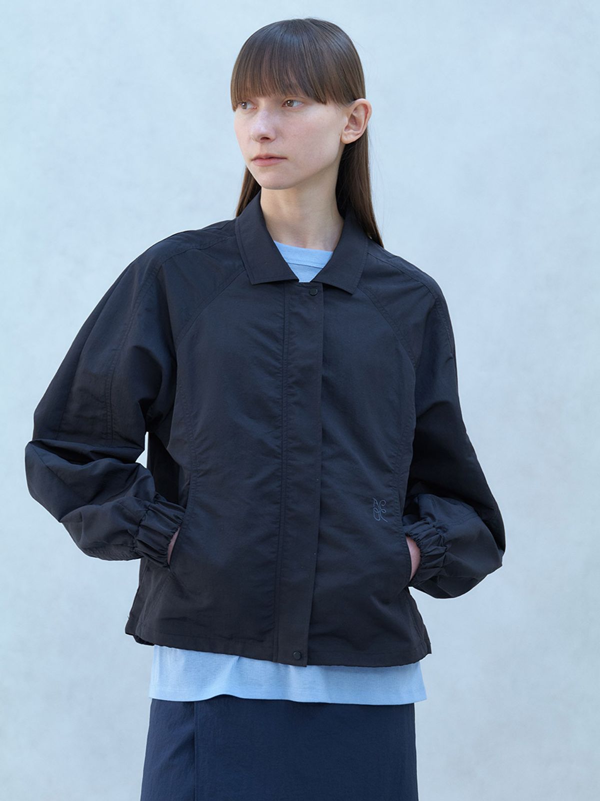 아코크(ACOC) Twilight Nylon Blouson_Black