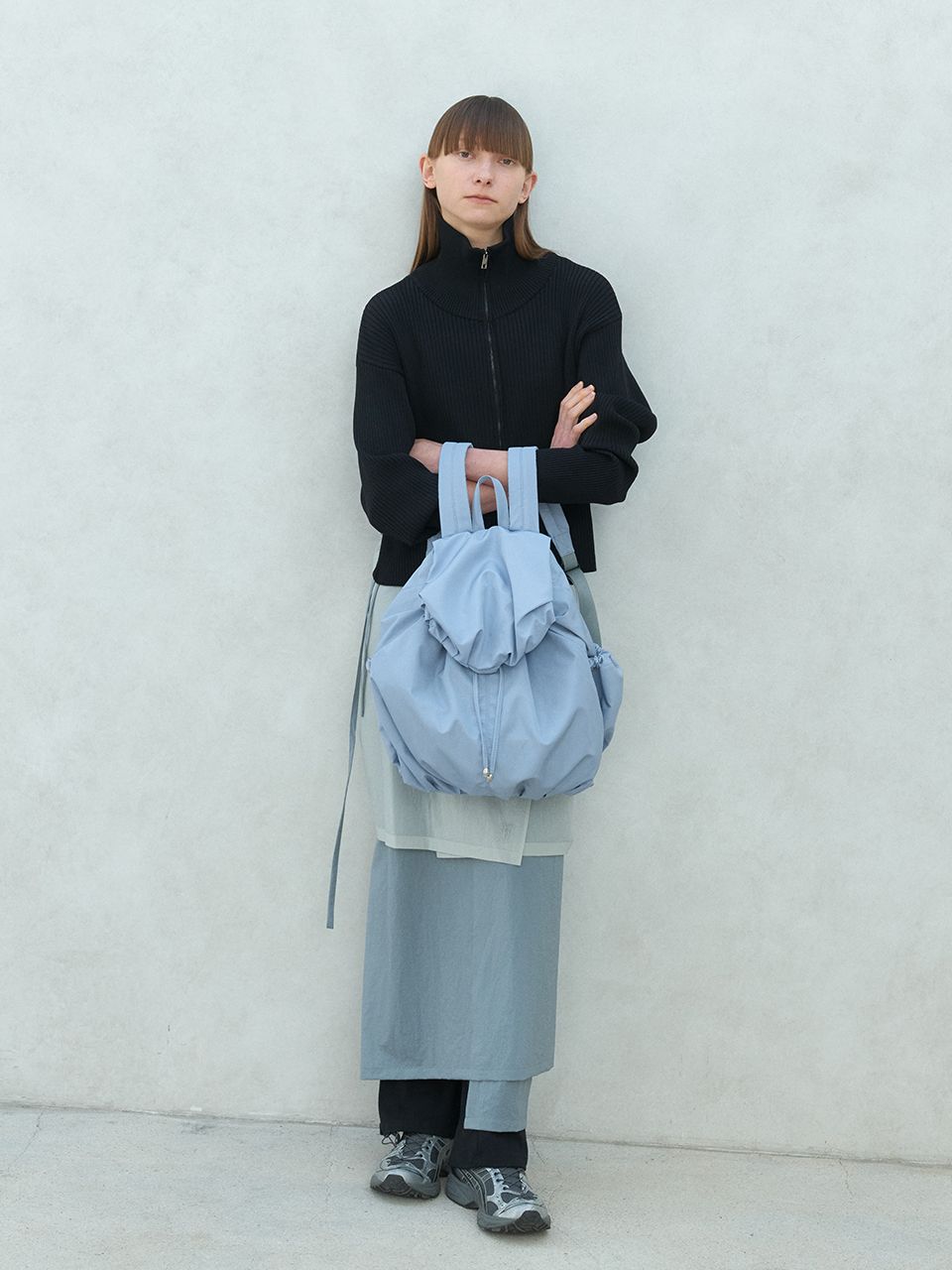 ★ACOC★ Blooming Mini BackpackDeep Blue 5008427518 Designer fashion, Seoul-fully created | W Concept