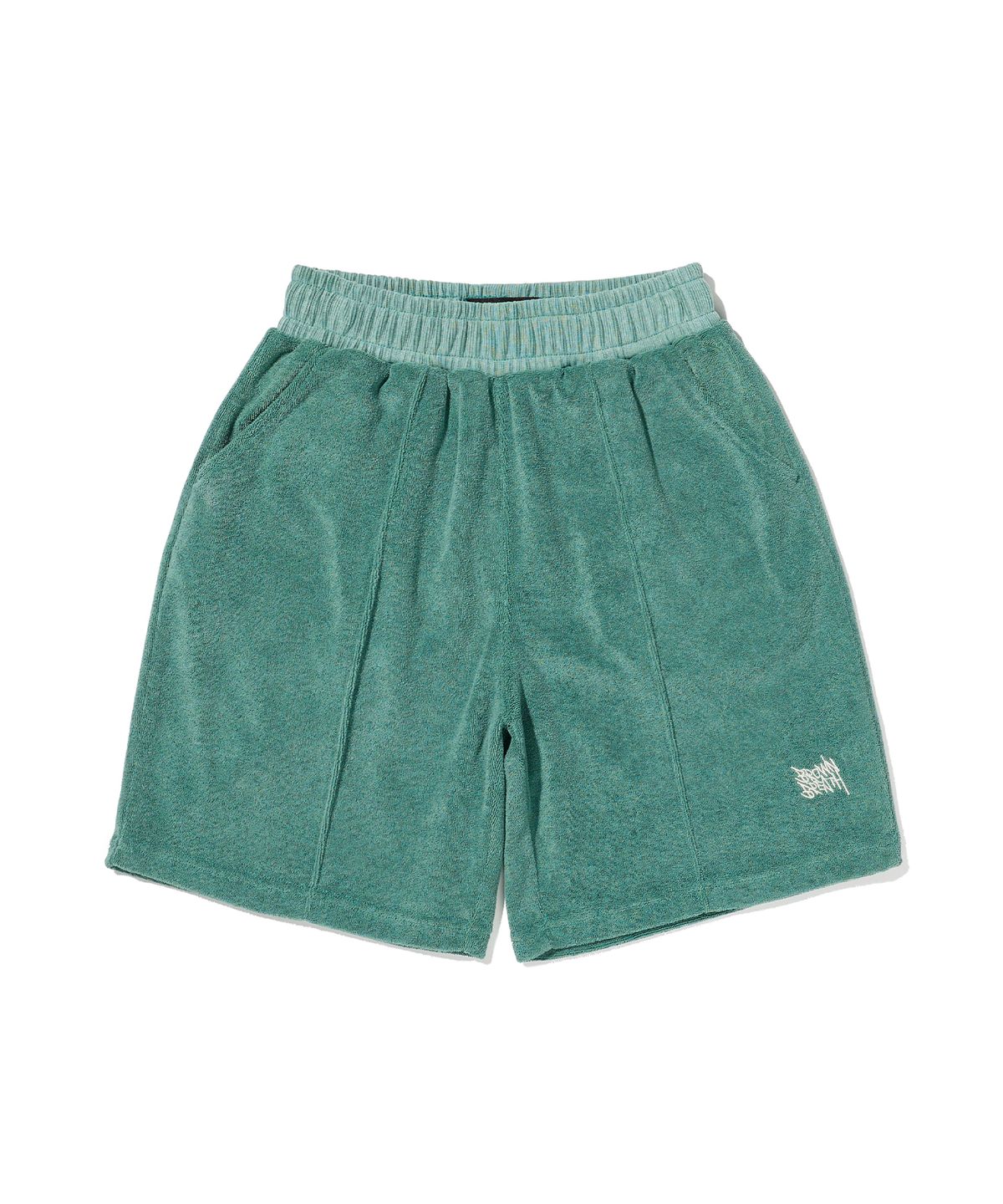 브라운브레스 키즈(BROWNBREATH KIDS) KIDS TERRY SHORTS - GREEN