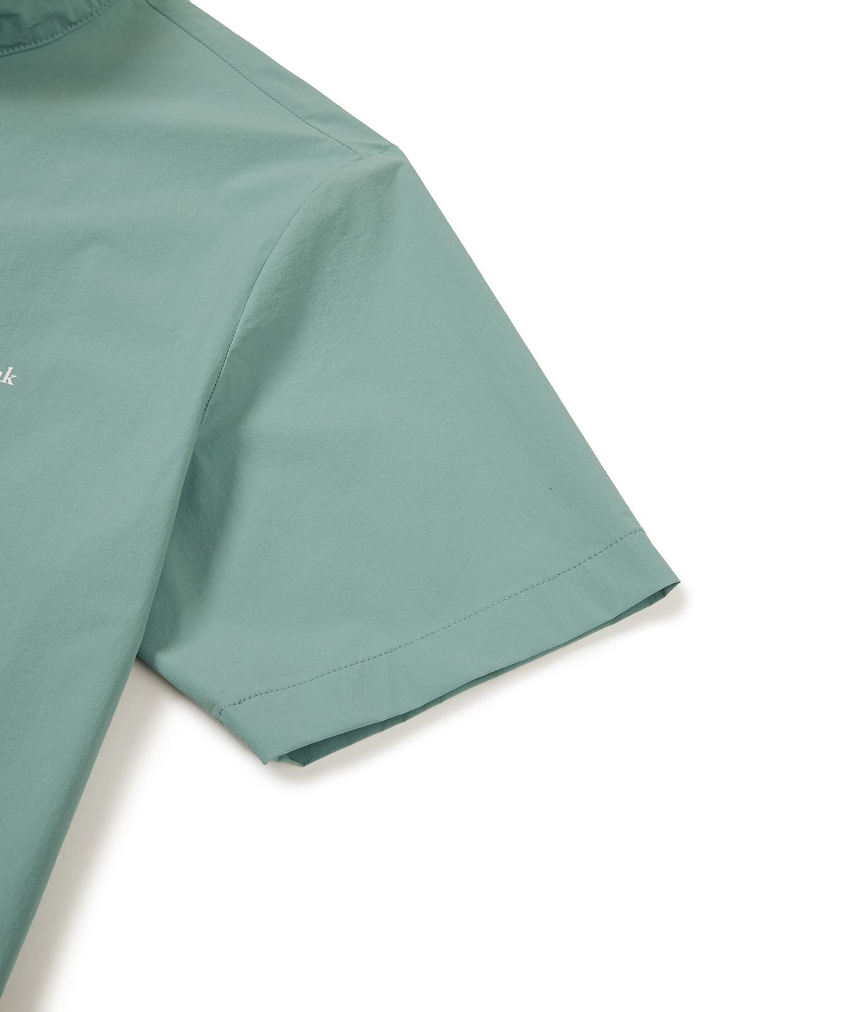 스노우피크 어패럴(SNOWPEAK APPAREL) 씬테크 여성 우븐 스탠드넥 반팔 아노락 Royal Mint (S24MWSAN35)