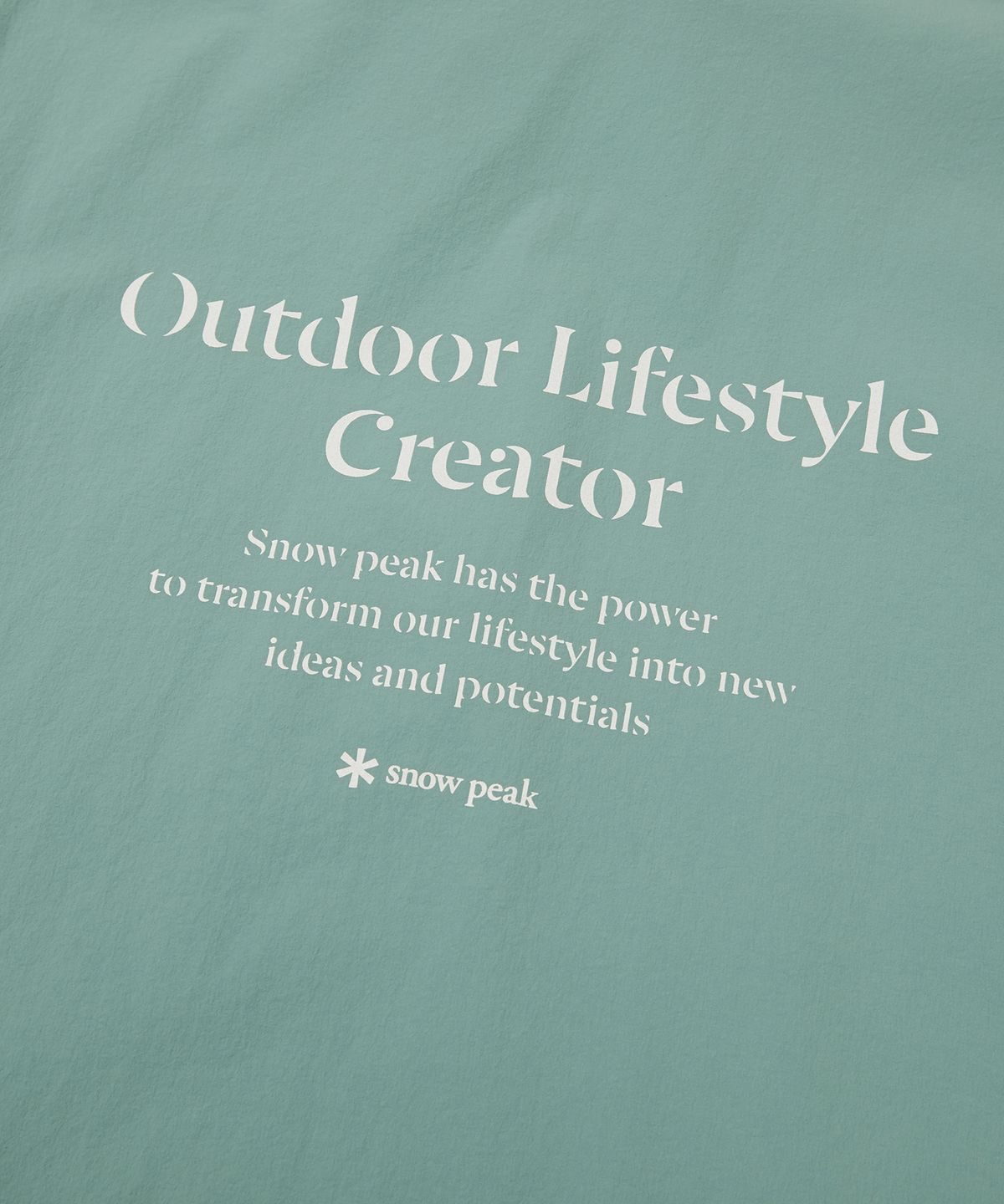 스노우피크 어패럴(SNOWPEAK APPAREL) 씬테크 여성 우븐 스탠드넥 반팔 아노락 Royal Mint (S24MWSAN35)