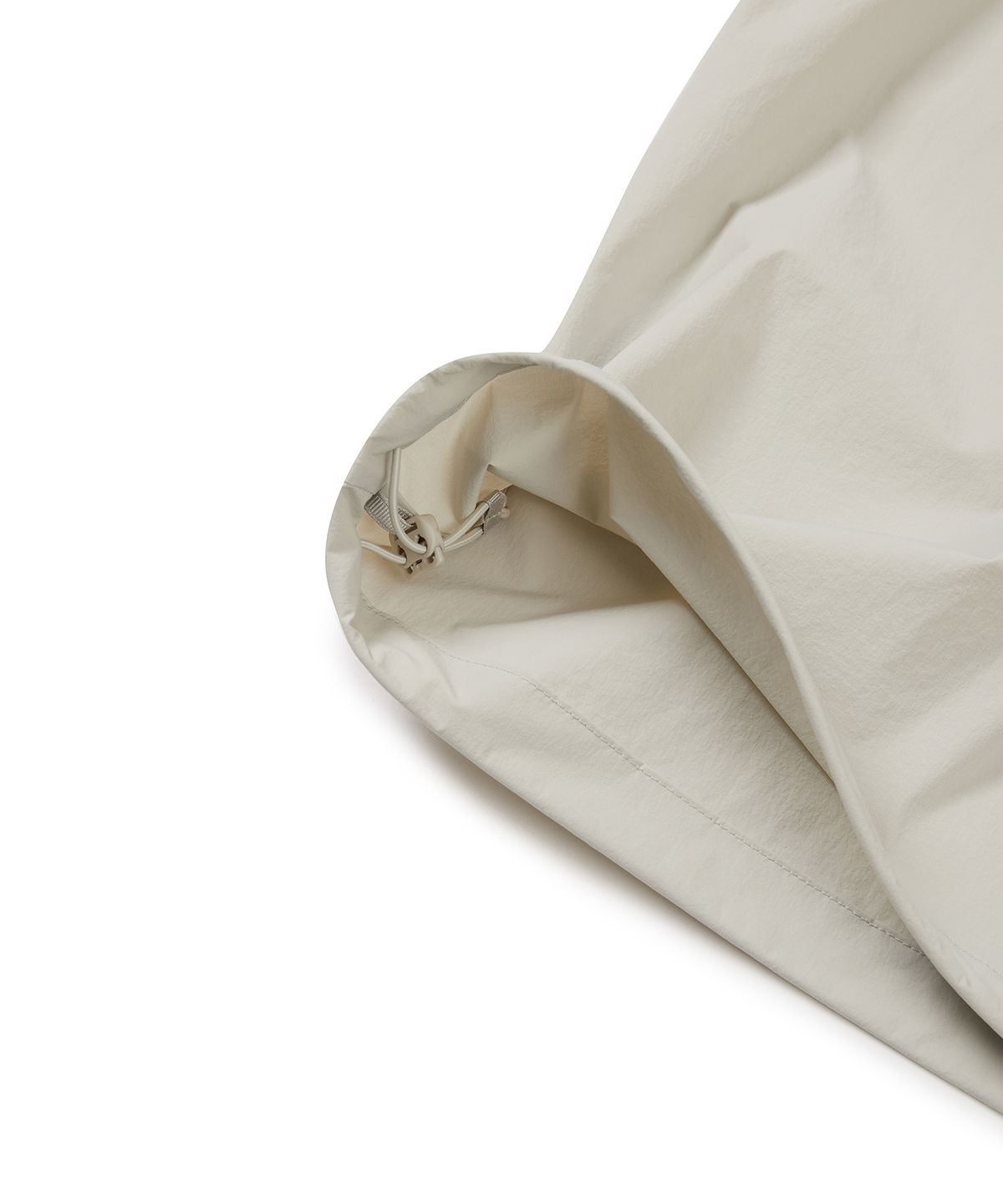 스노우피크 어패럴(SNOWPEAK APPAREL) 씬테크 여성 우븐 스탠드넥 반팔 아노락 Light Beige (S24MWSAN35)