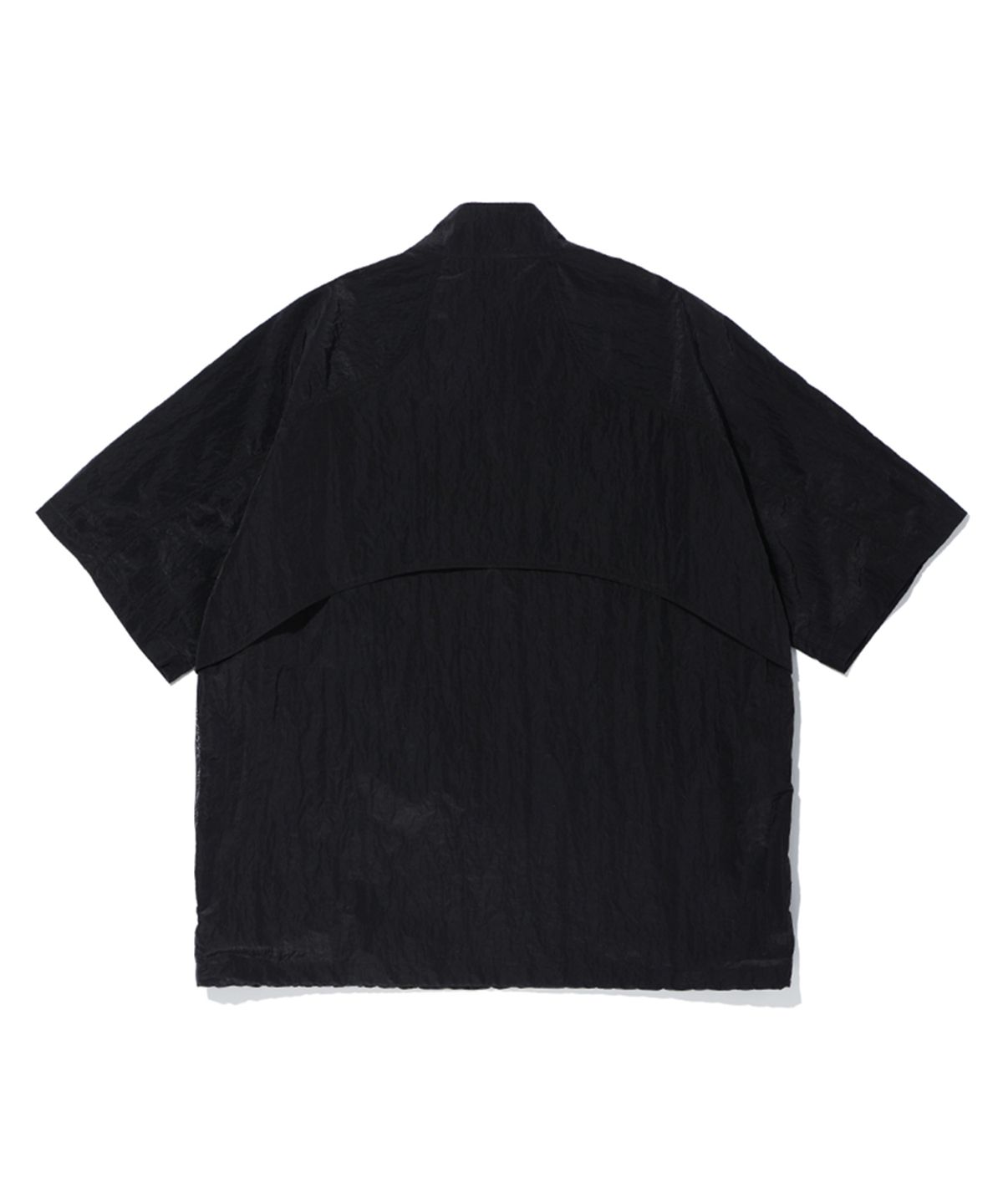 크리틱(CRITIC) HALF ZIP WOVEN ANORAK BLACK