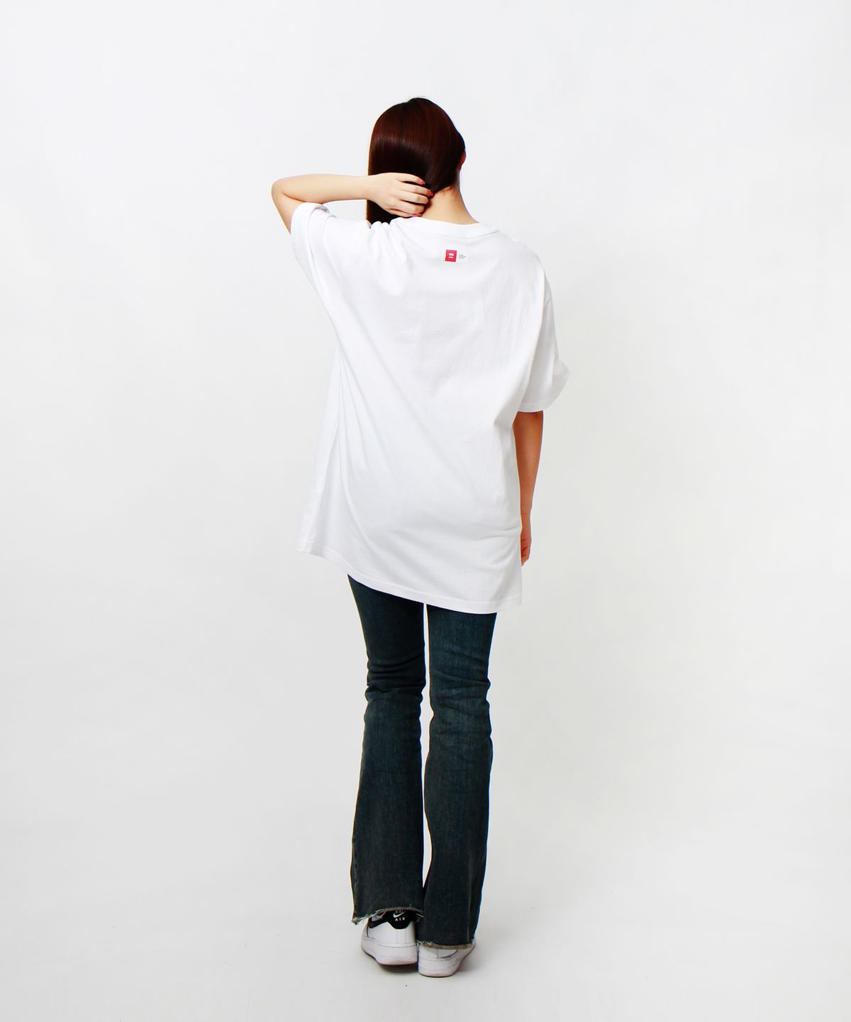 앱놀머씽(ABNORMALTHING) 심볼릭 미니 오버핏 티셔츠 화이트  (SYMBOLIC MINI T-SHIRT WHITE)