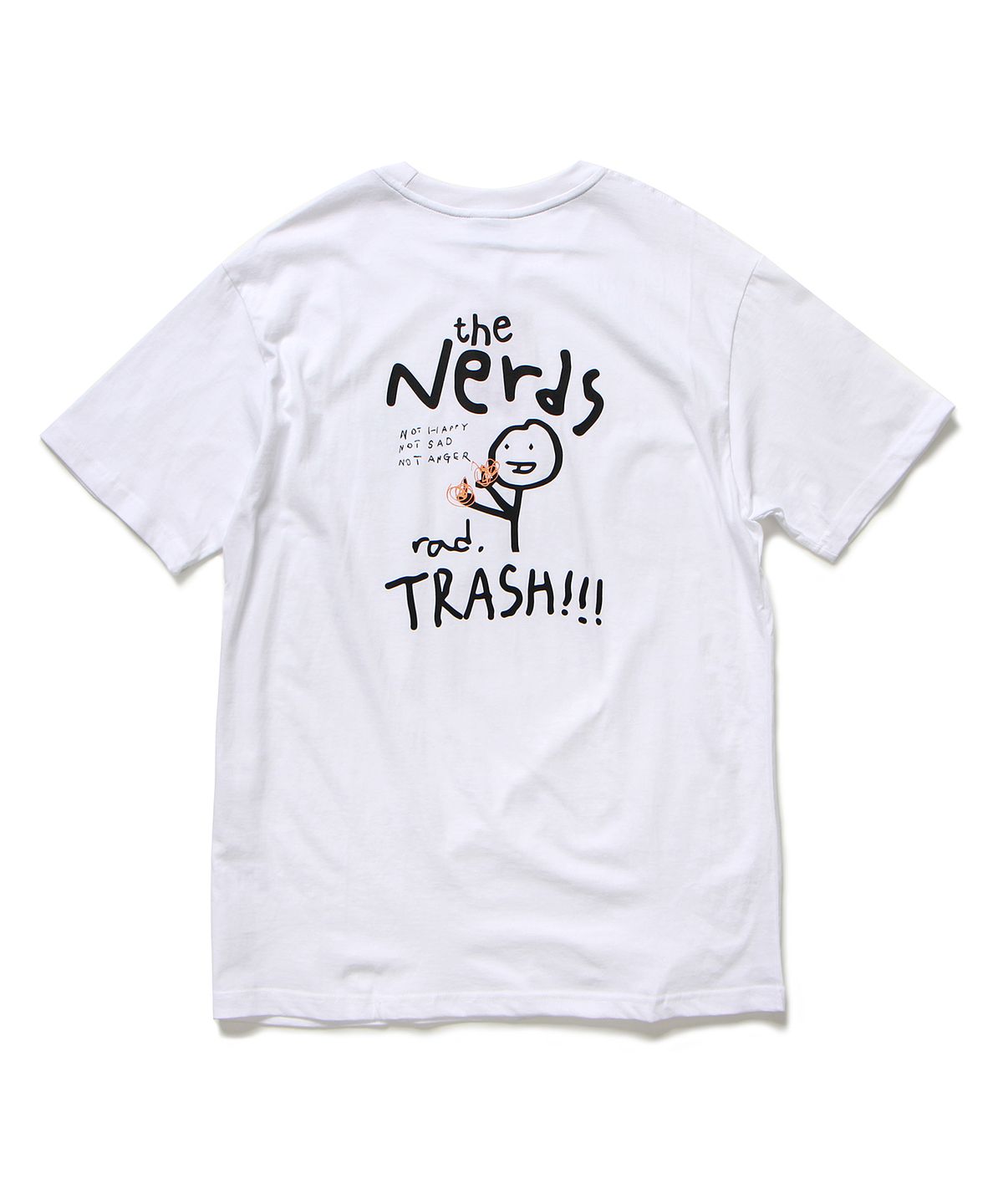 앱놀머씽(ABNORMALTHING) NERDS 티셔츠 화이트 (NERDS T-SHIRT WHITE)