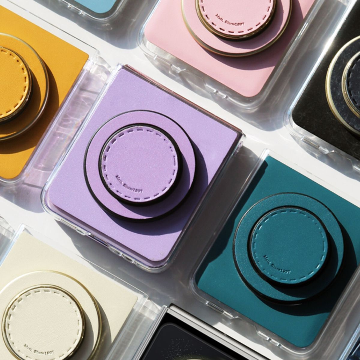 마뜨(MATT) [갤럭시 Z플립 전기종] 맥세이프 레더 가죽 케이스 (탄브라운)