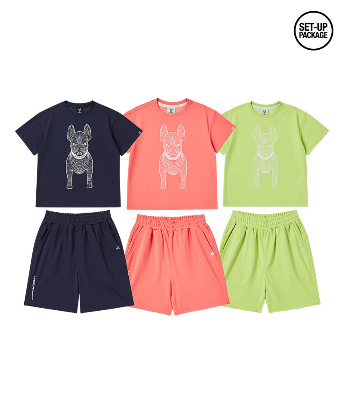 라이프워크 키즈(LIFEWORK KIDS) 키즈) 컬러풀 라독 셋업