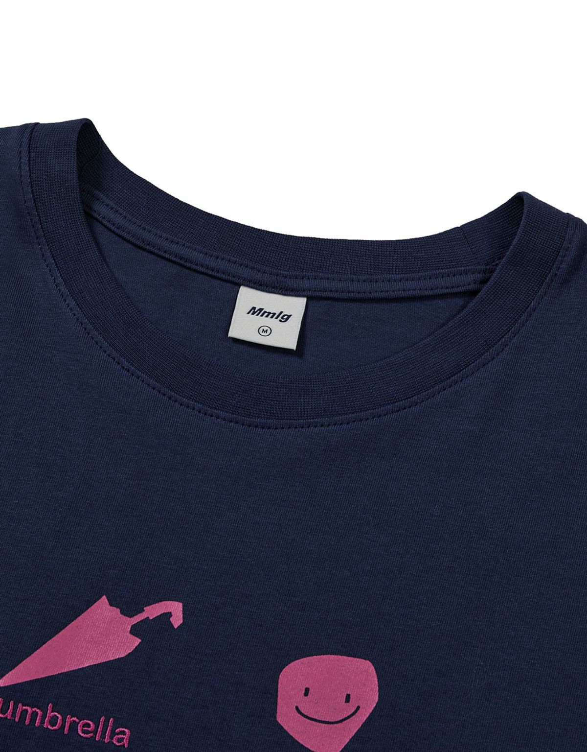 엠엠엘지(MMLG) [Mmlg] PINK IN THE WORLD HF-T (BLUE NAVY) - 사이즈 & 후기 | 무신사