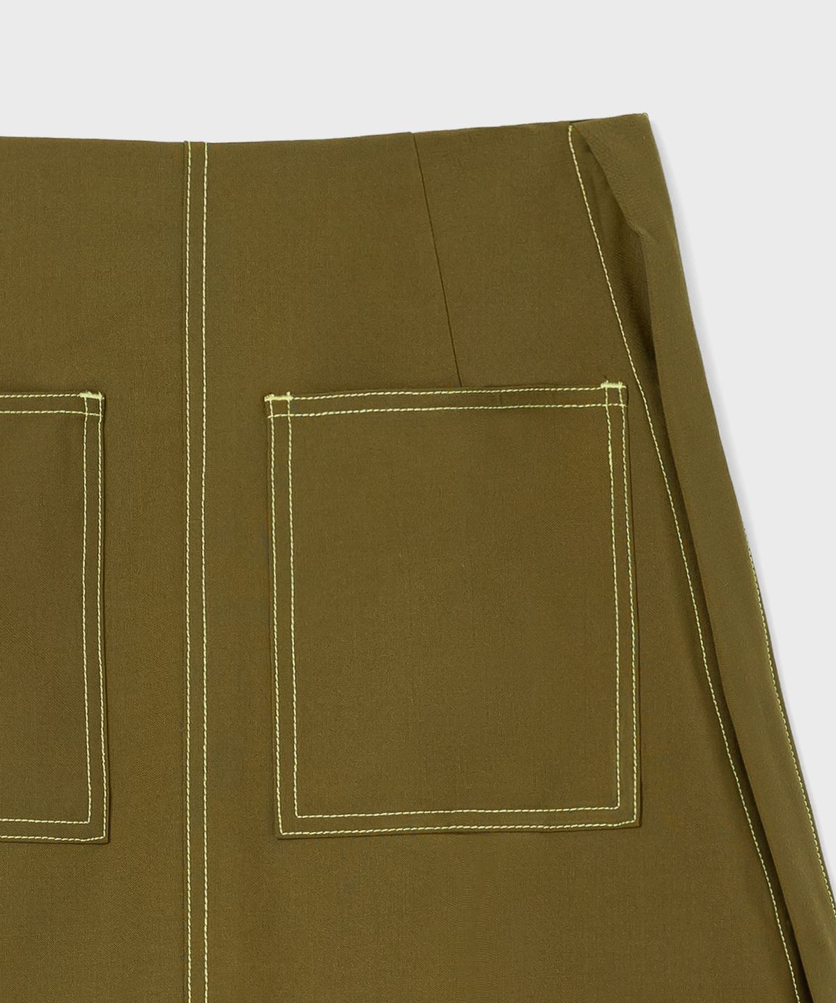 써네이(SUNNEI) (W) 판타 스커트 올리브 그린 PANTA SKIRT OLIVE GREEN