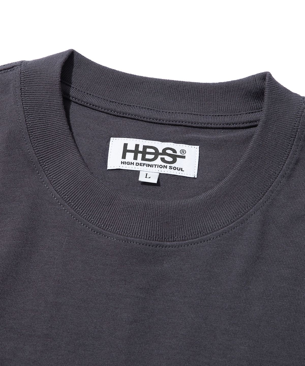에이치디에스(HDS) MONOGRAM LOGO TEE - CHARCOAL