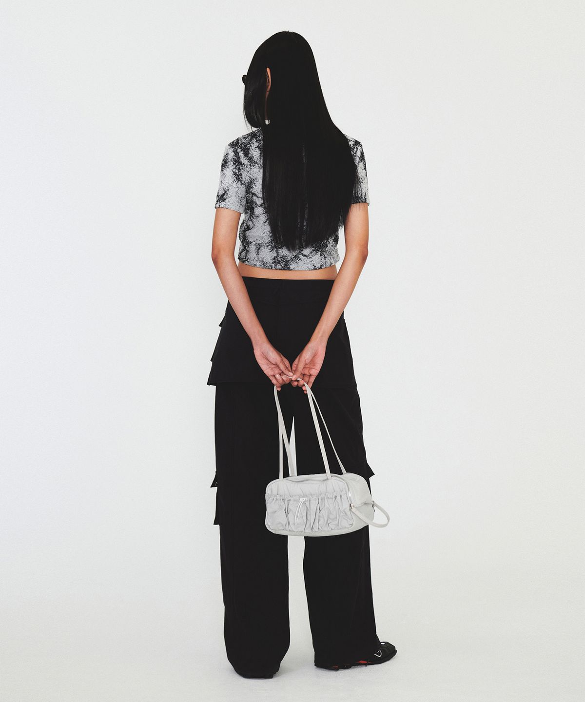 다이애그널(DIAGONAL) PRINTING TERRY TEE (black)