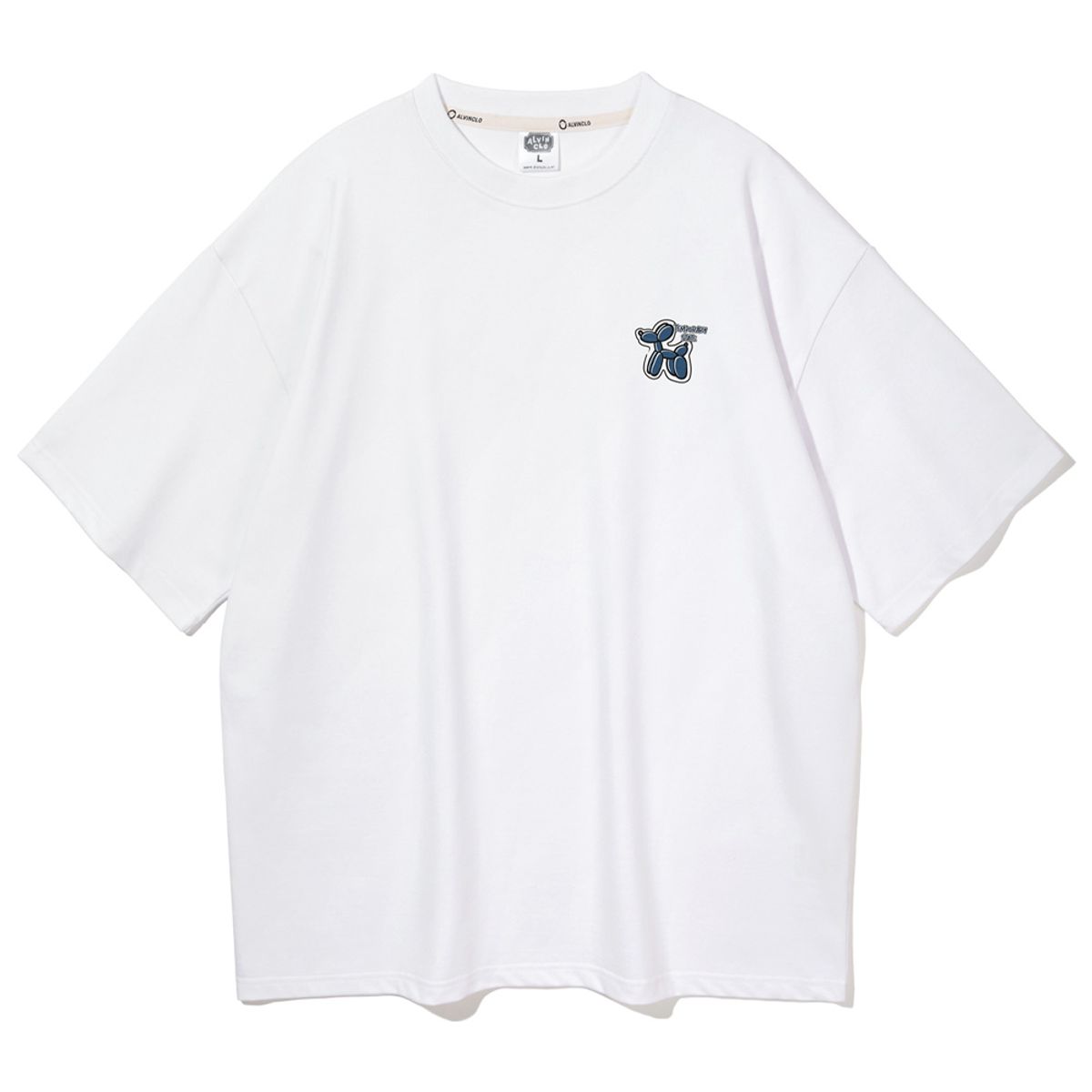 앨빈클로(ALVINCLO) 러버퍼피 오버핏 반팔티 AST4513 (2 COLOR)