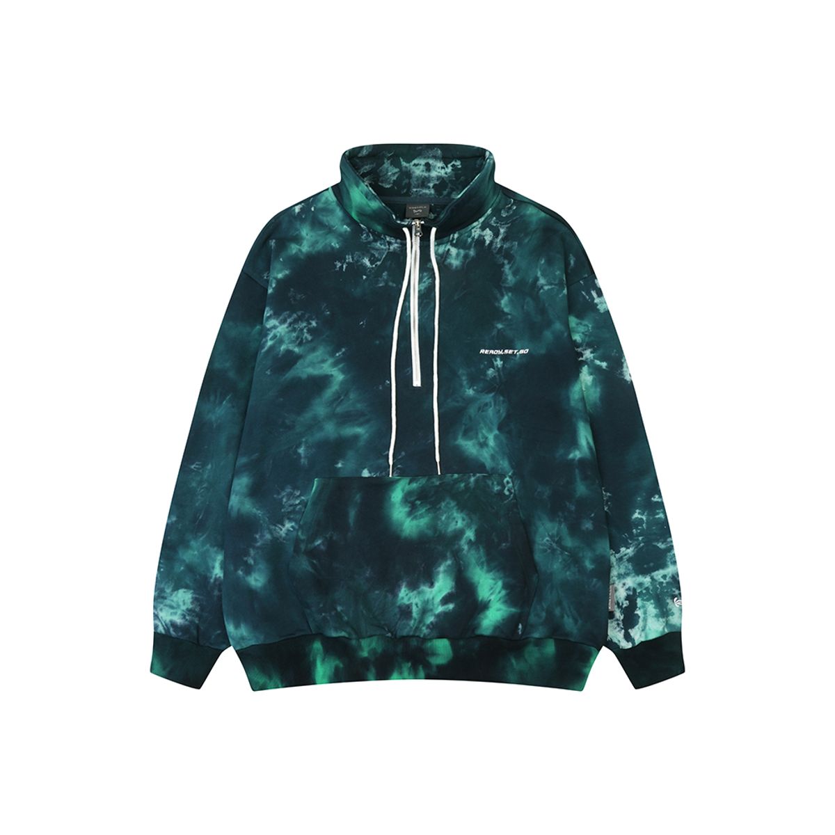 키네티클로(KINETICLO) 하이넥 스트링 하프집업(GREEN)