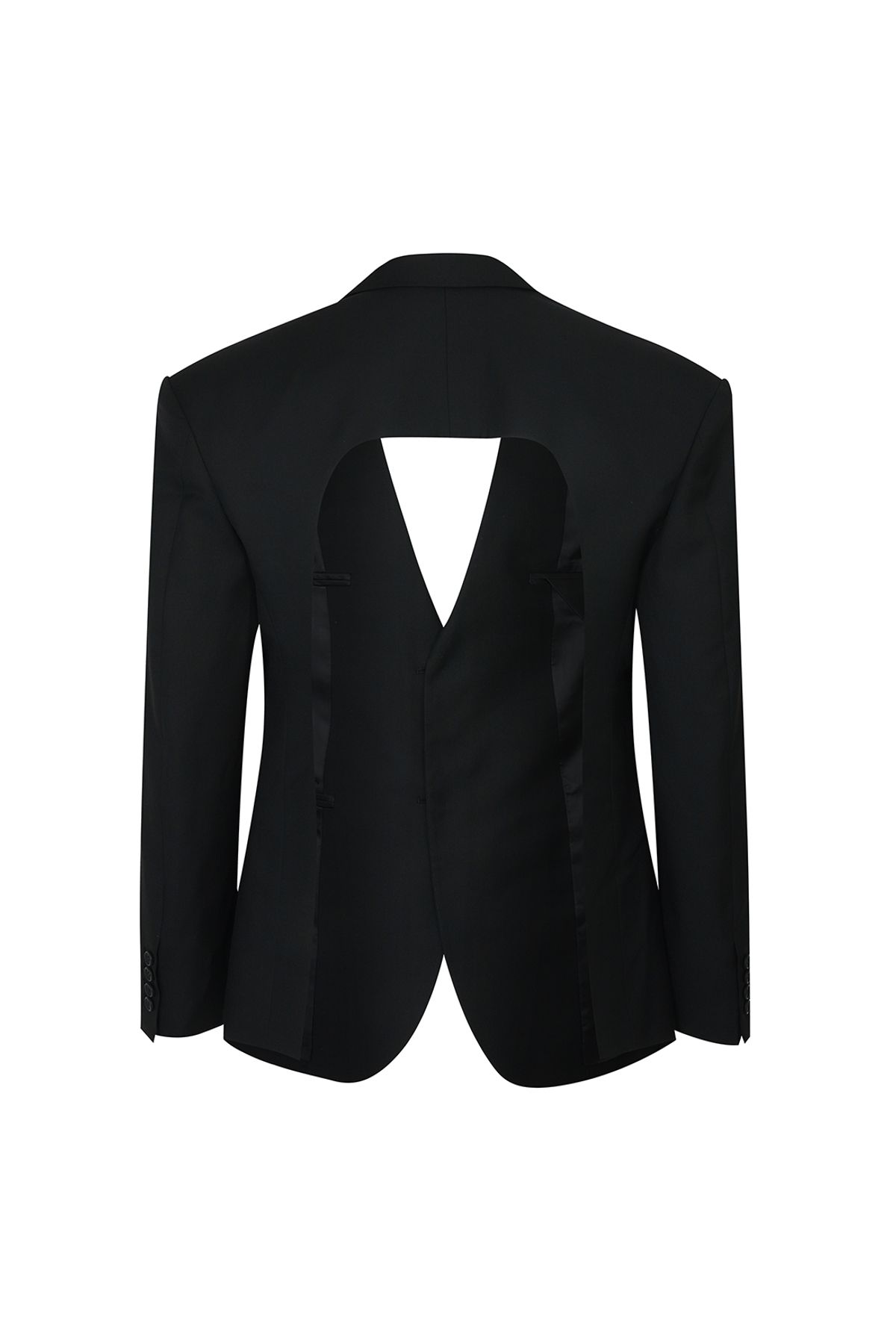 지민리(JIMINLEE) Back Cut-Out Jacket 백 컷-아웃 자켓 블랙