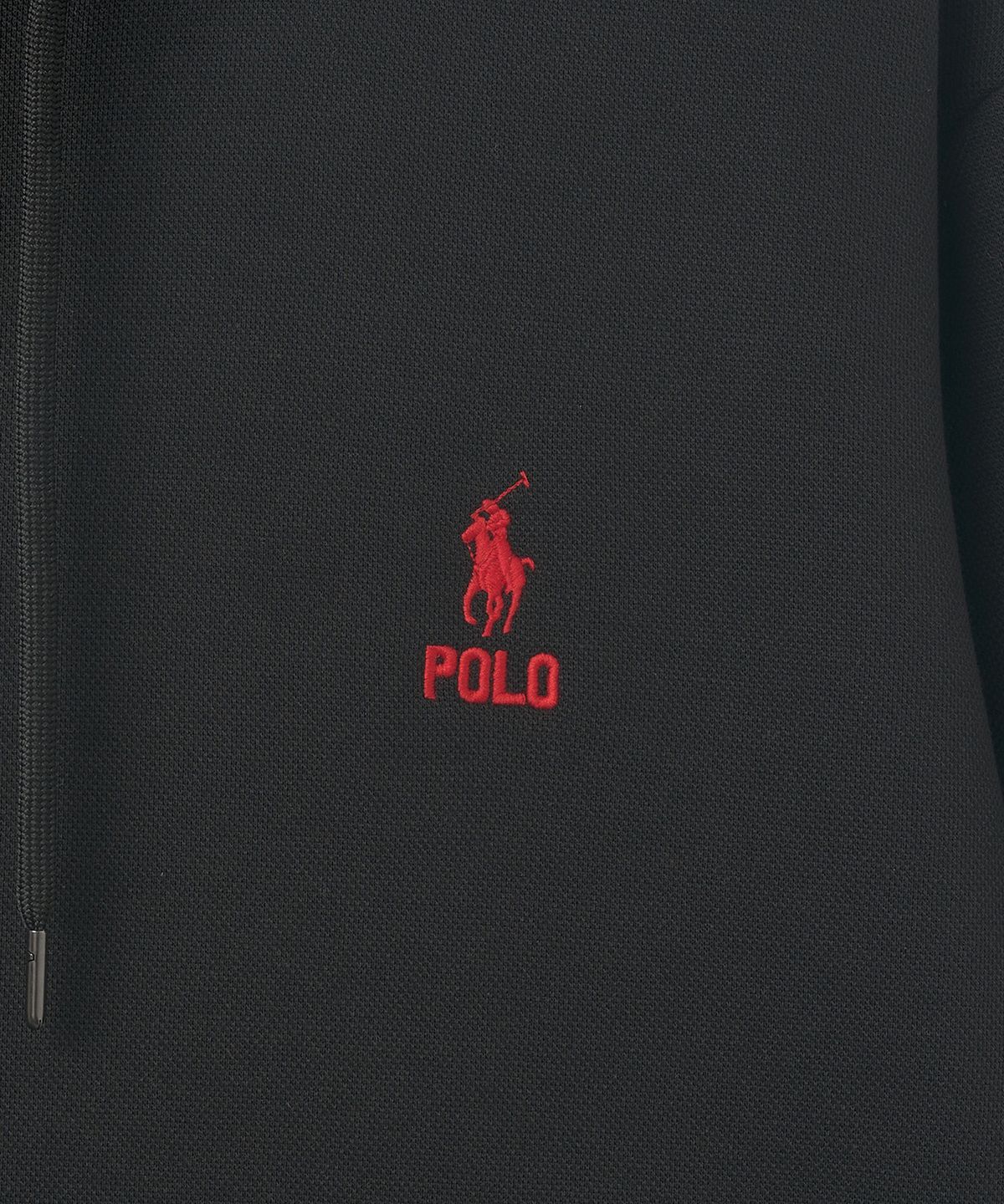 폴로 랄프 로렌(POLO RALPH LAUREN) 롱슬리브 스웨트셔츠 후디 - 블랙
