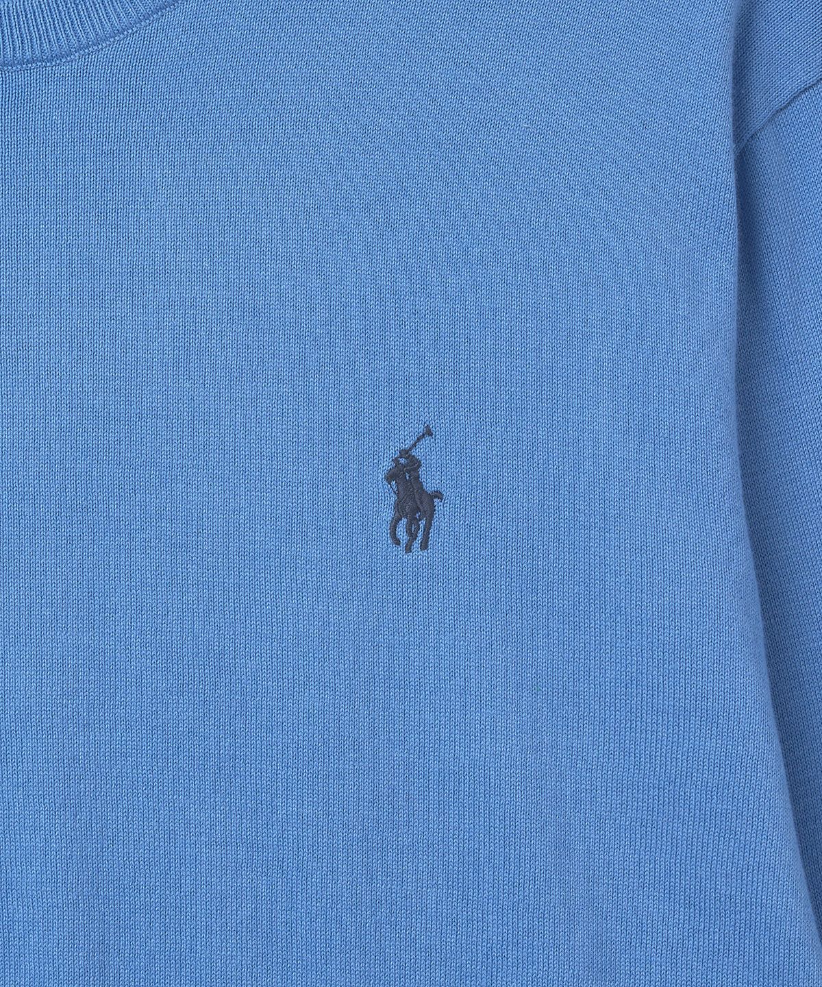 폴로 랄프 로렌(POLO RALPH LAUREN) 롱슬리브 풀오버 스웨터 - 블루