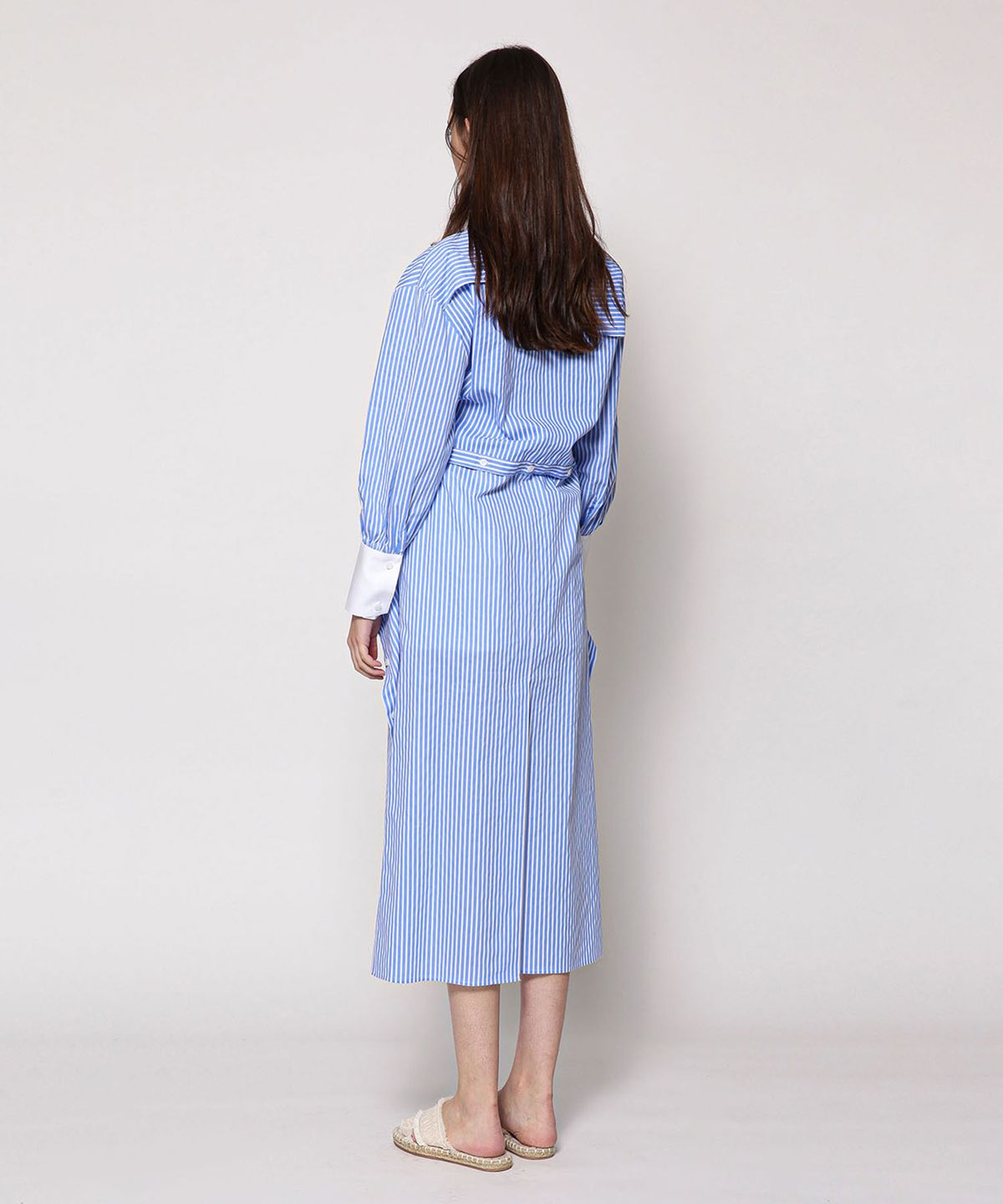 세컨드 아르무아(02ARMOIRE) Lina Shirts _ Blue Stripe