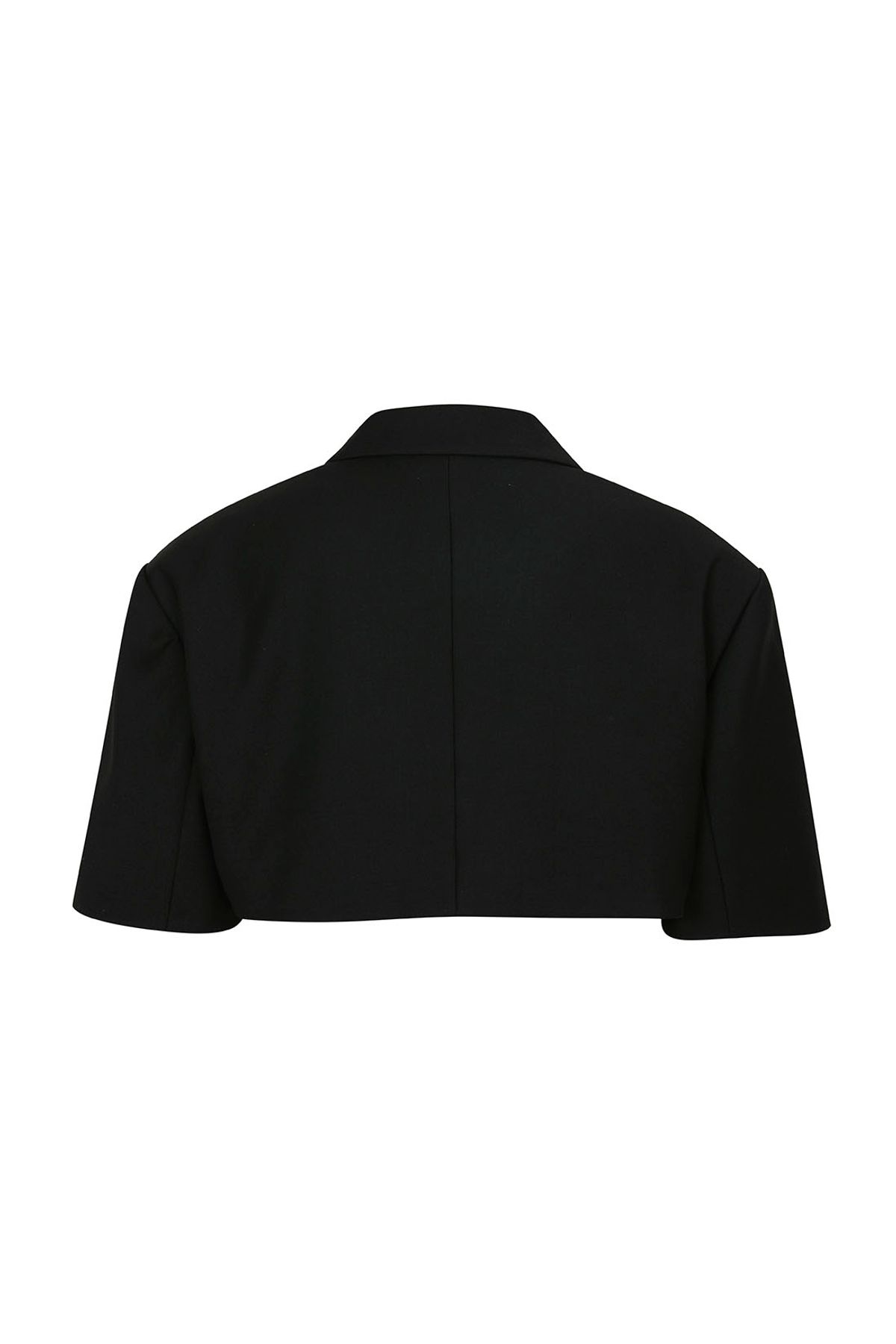 지민리(JIMINLEE) HALF CUT_OUT JACKET 반 컷-아웃 자켓 블랙