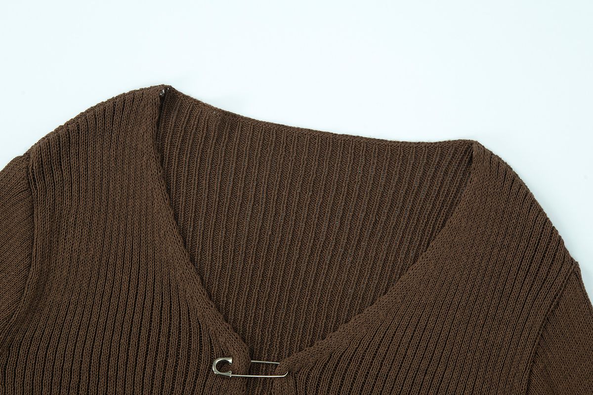 샐러드바구니(SALAD BAGUNI) Cardigan Setup - brown