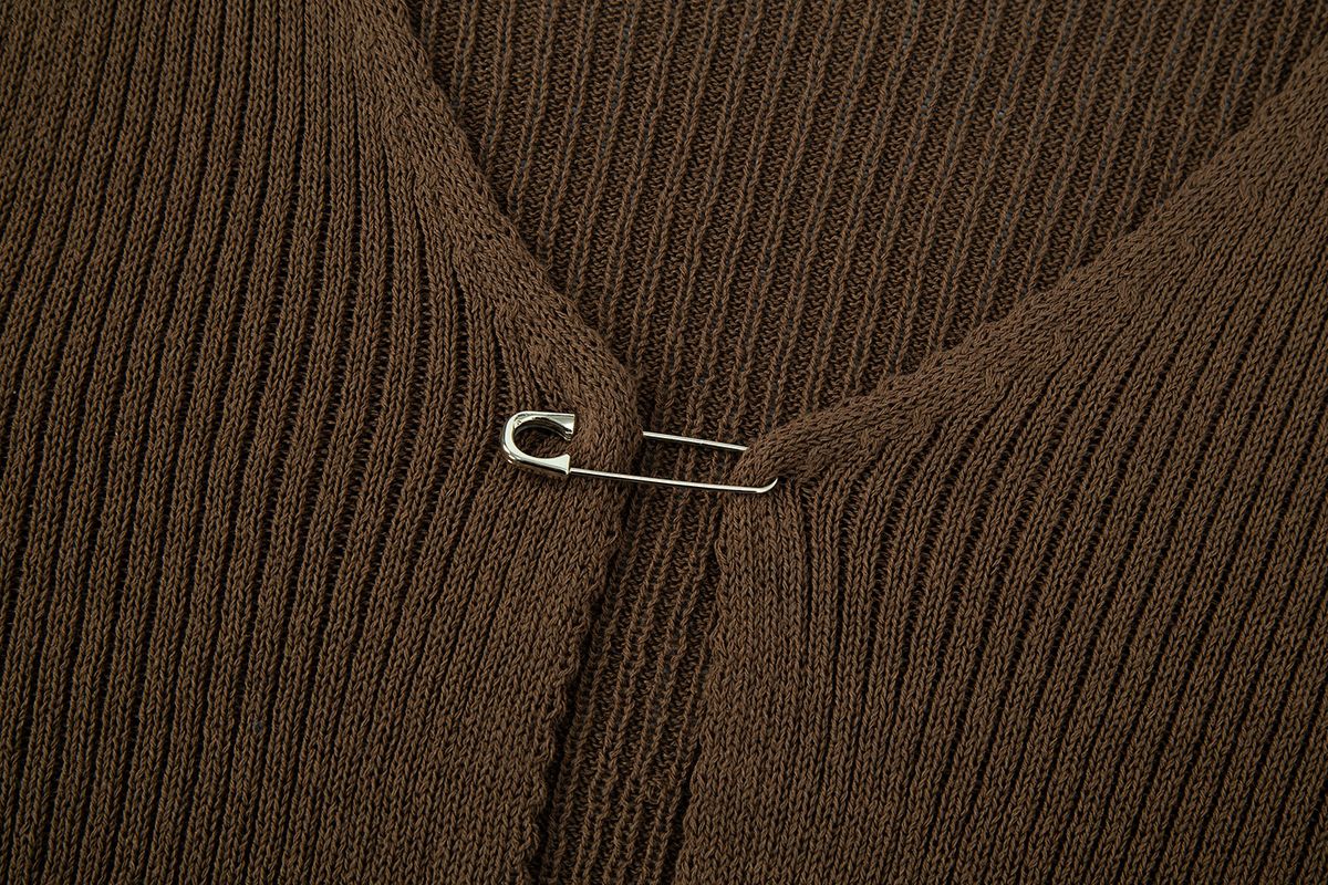 샐러드바구니(SALAD BAGUNI) Cardigan Setup - brown