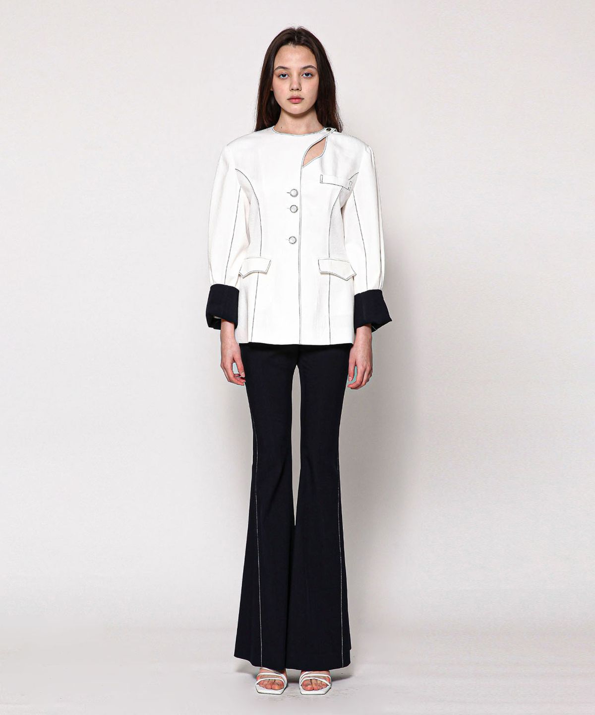 세컨드 아르무아(02ARMOIRE) Sloane Jacket _ White