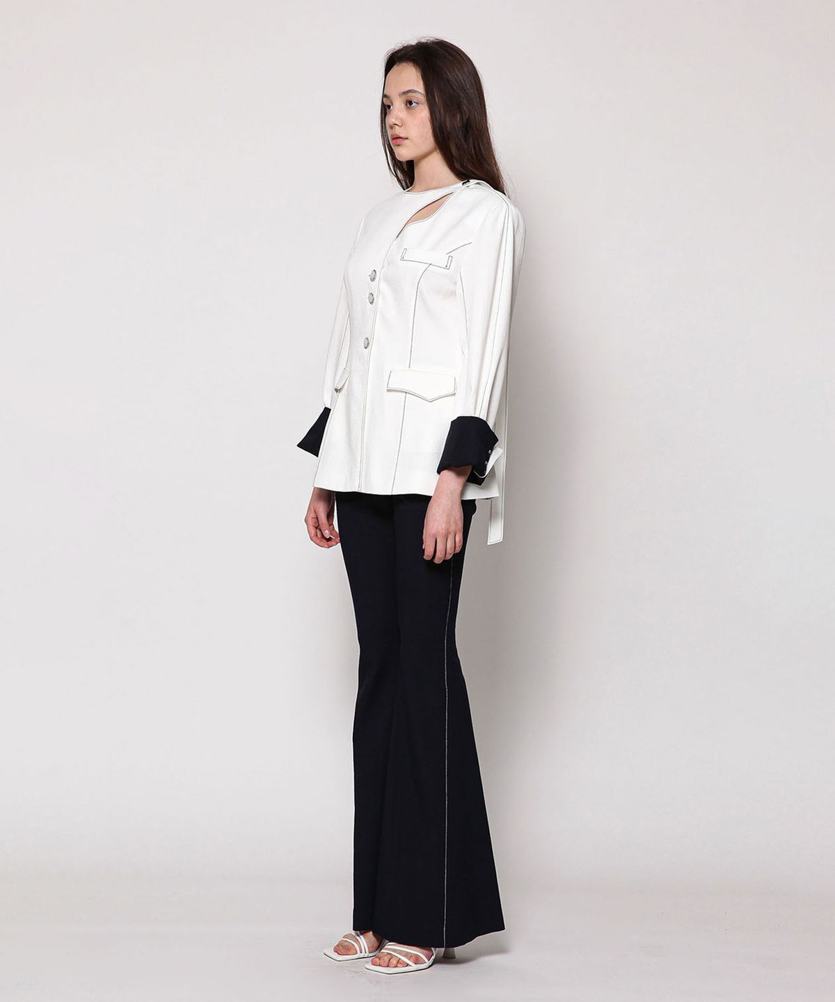 세컨드 아르무아(02ARMOIRE) Sloane Jacket _ White