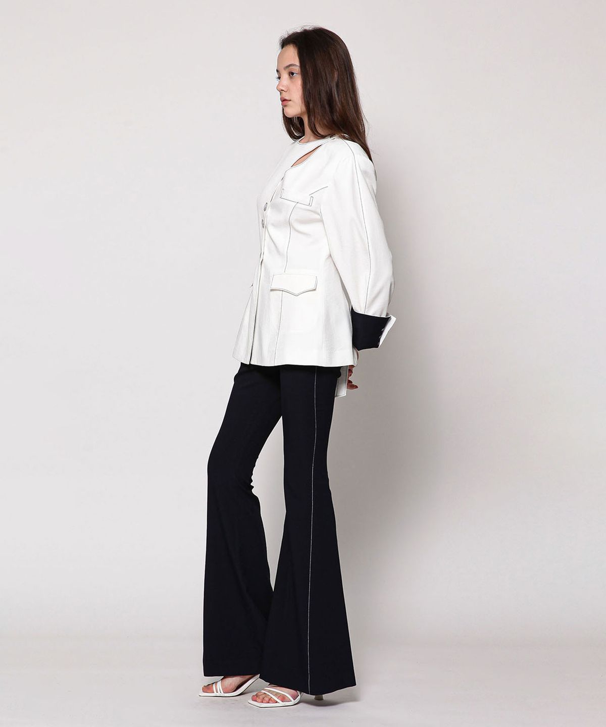 세컨드 아르무아(02ARMOIRE) Sloane Jacket _ White