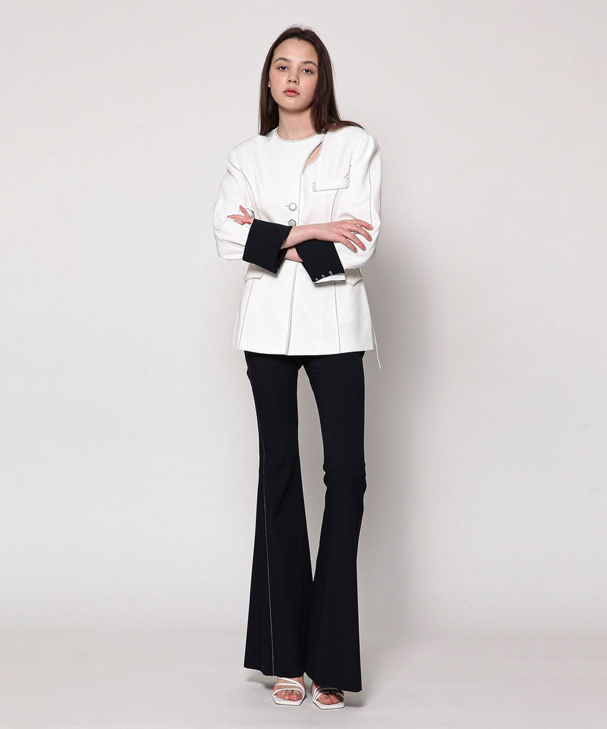 세컨드 아르무아(02ARMOIRE) Sloane Jacket _ White