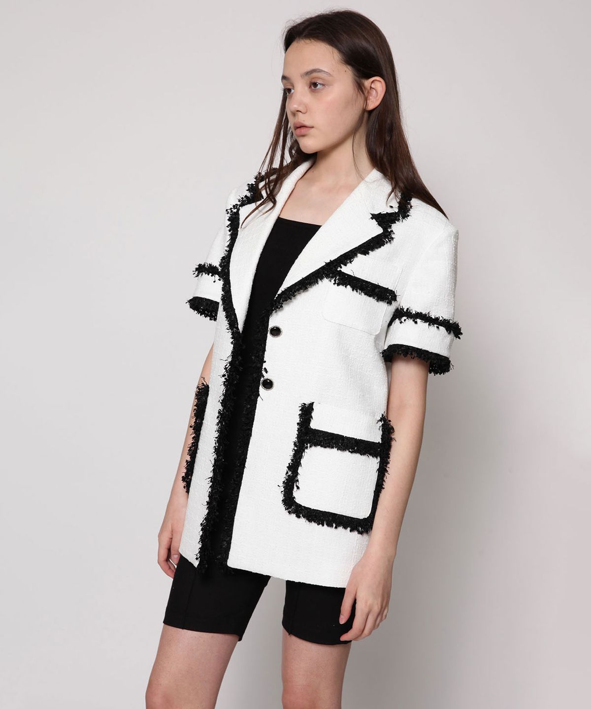 세컨드 아르무아(02ARMOIRE) Mattie Jacket _ White