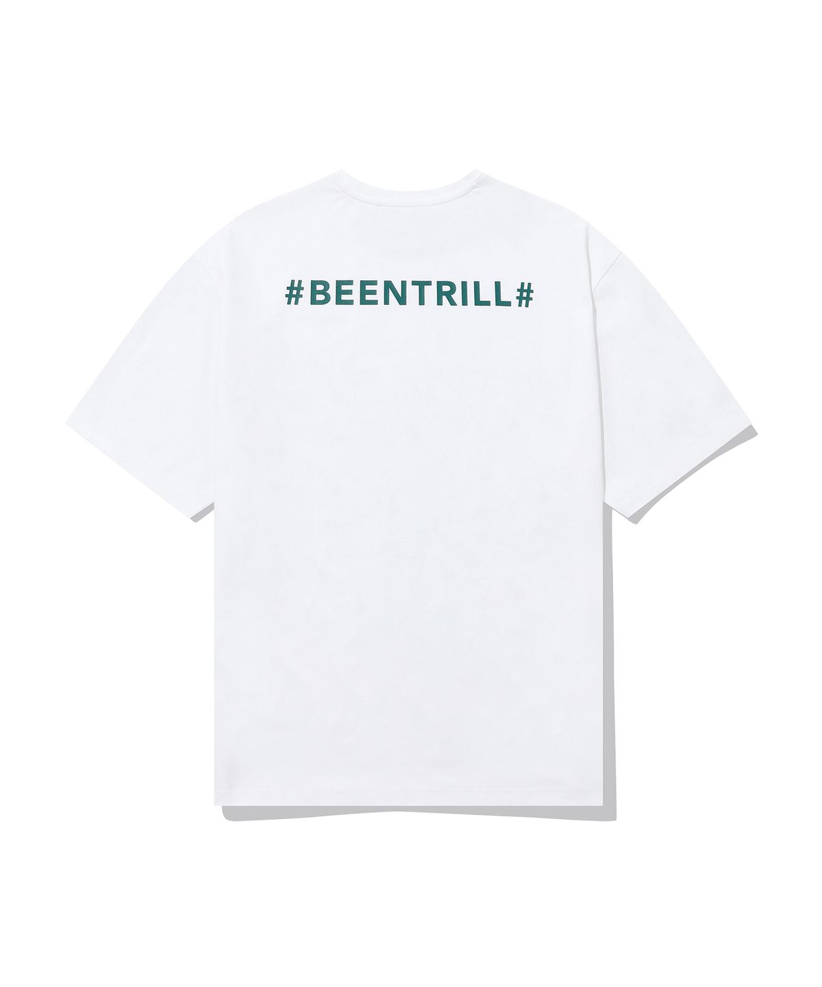 빈트릴(BEENTRILL) 섬머 뉴테크 쿨 드라이 오버핏 반팔 티셔츠(오프 화이트)