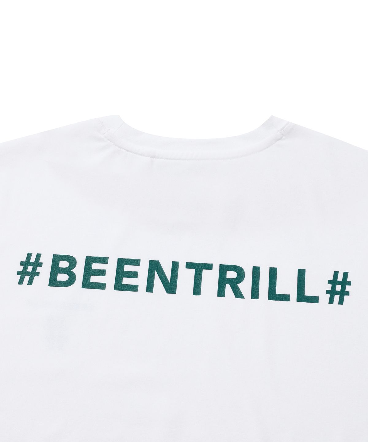 빈트릴(BEENTRILL) 섬머 뉴테크 쿨 드라이 오버핏 반팔 티셔츠(오프 화이트)