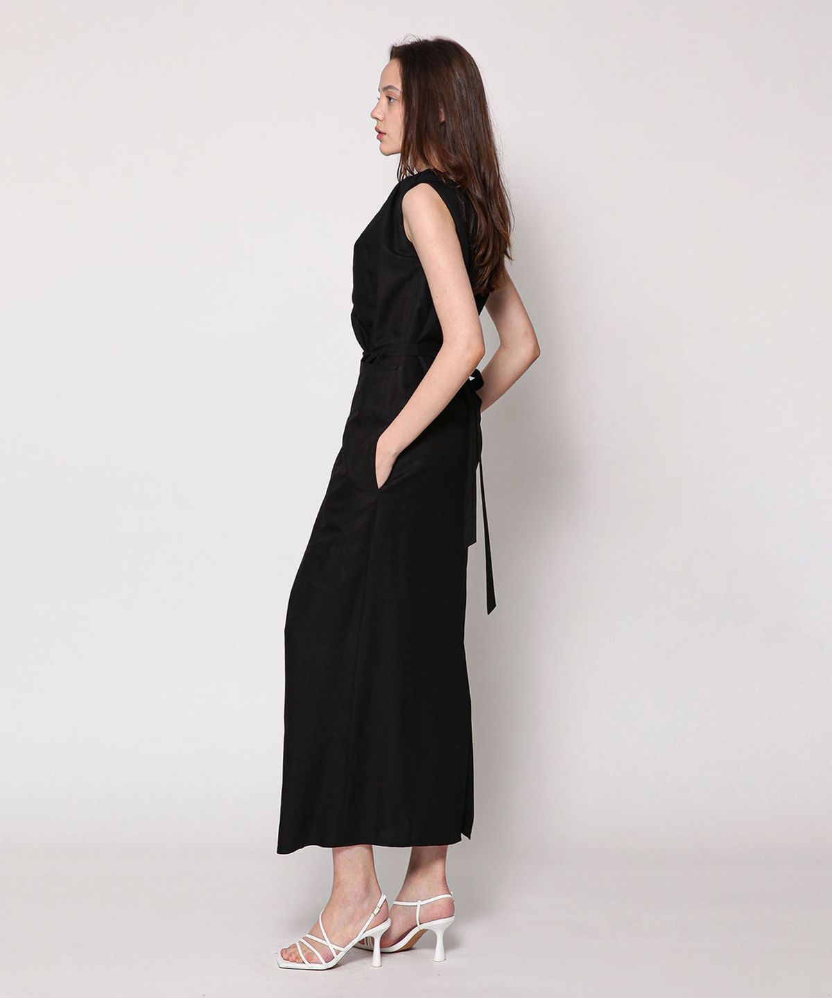 세컨드 아르무아(02ARMOIRE) Aida Dress _ Black