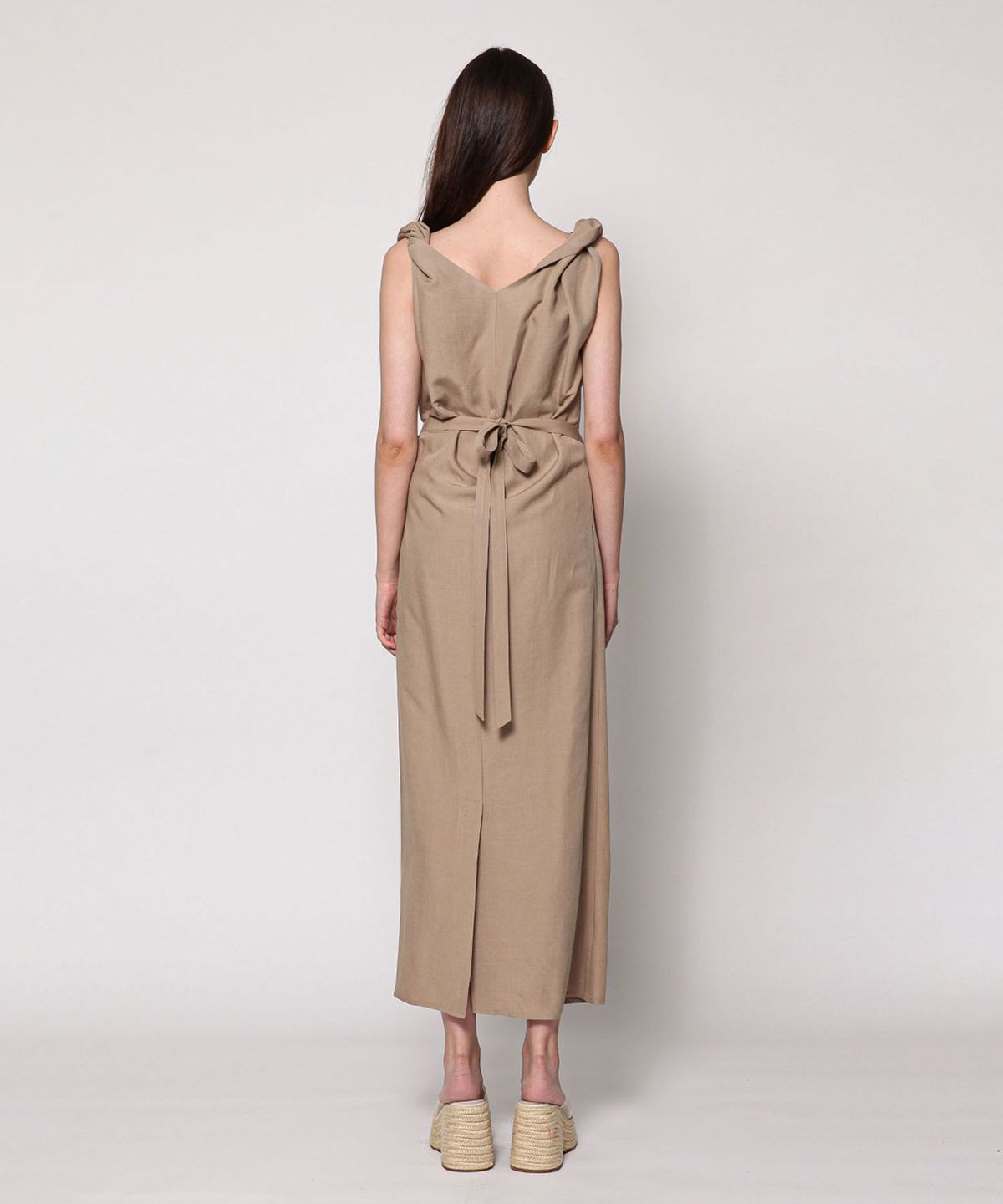 세컨드 아르무아(02ARMOIRE) Aida Dress _ Beige