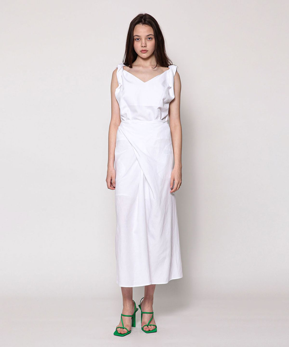 세컨드 아르무아(02ARMOIRE) Aida Dress _ White