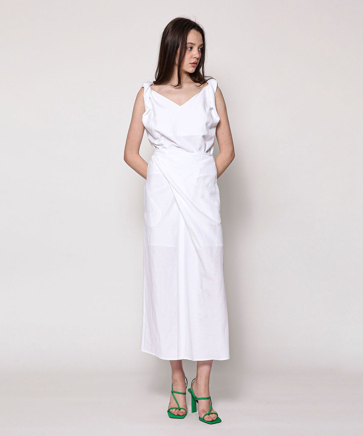 세컨드 아르무아(02ARMOIRE) Aida Dress _ White
